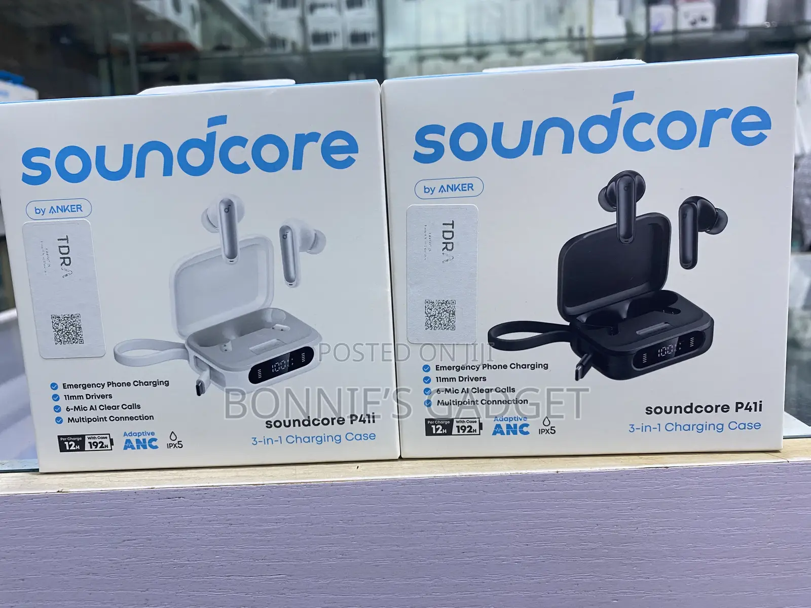 Anker Soundcore P41i Adaptive Noise Cancelling Earbuds.