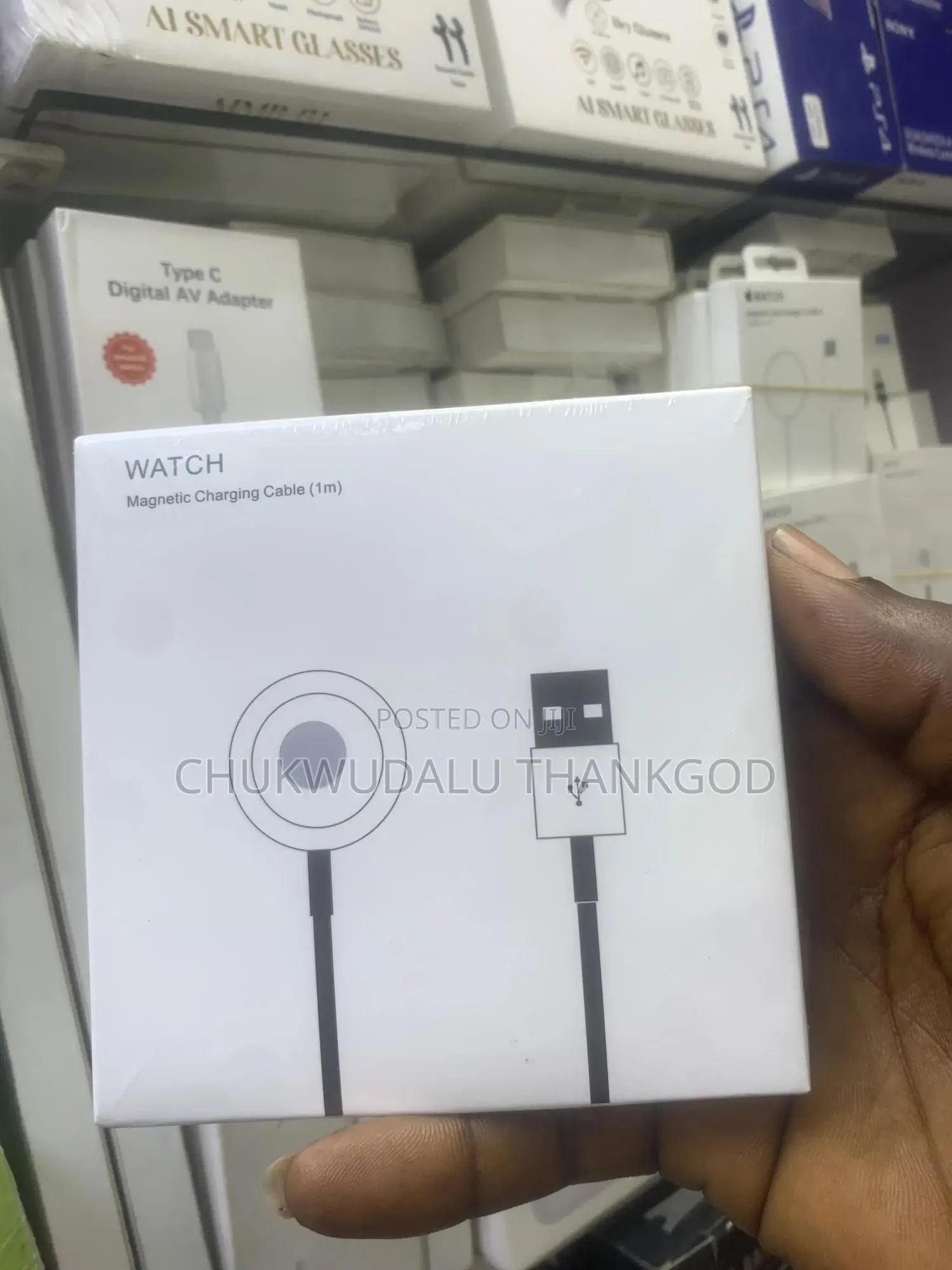 iPhone Watch Magnetic Fast Charger to Usb-C Cable (1m)