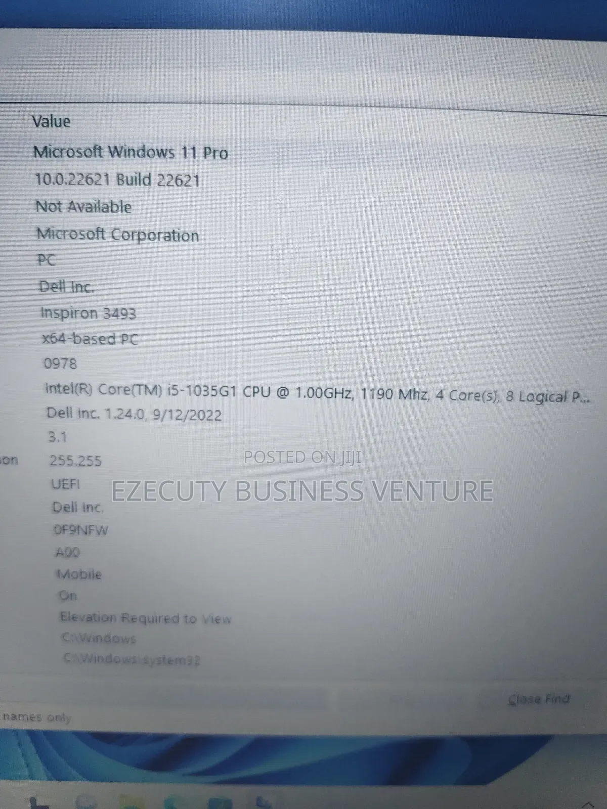 Laptop Dell Inspiron 14 3493 8GB Intel Core i5 SSD 256GB