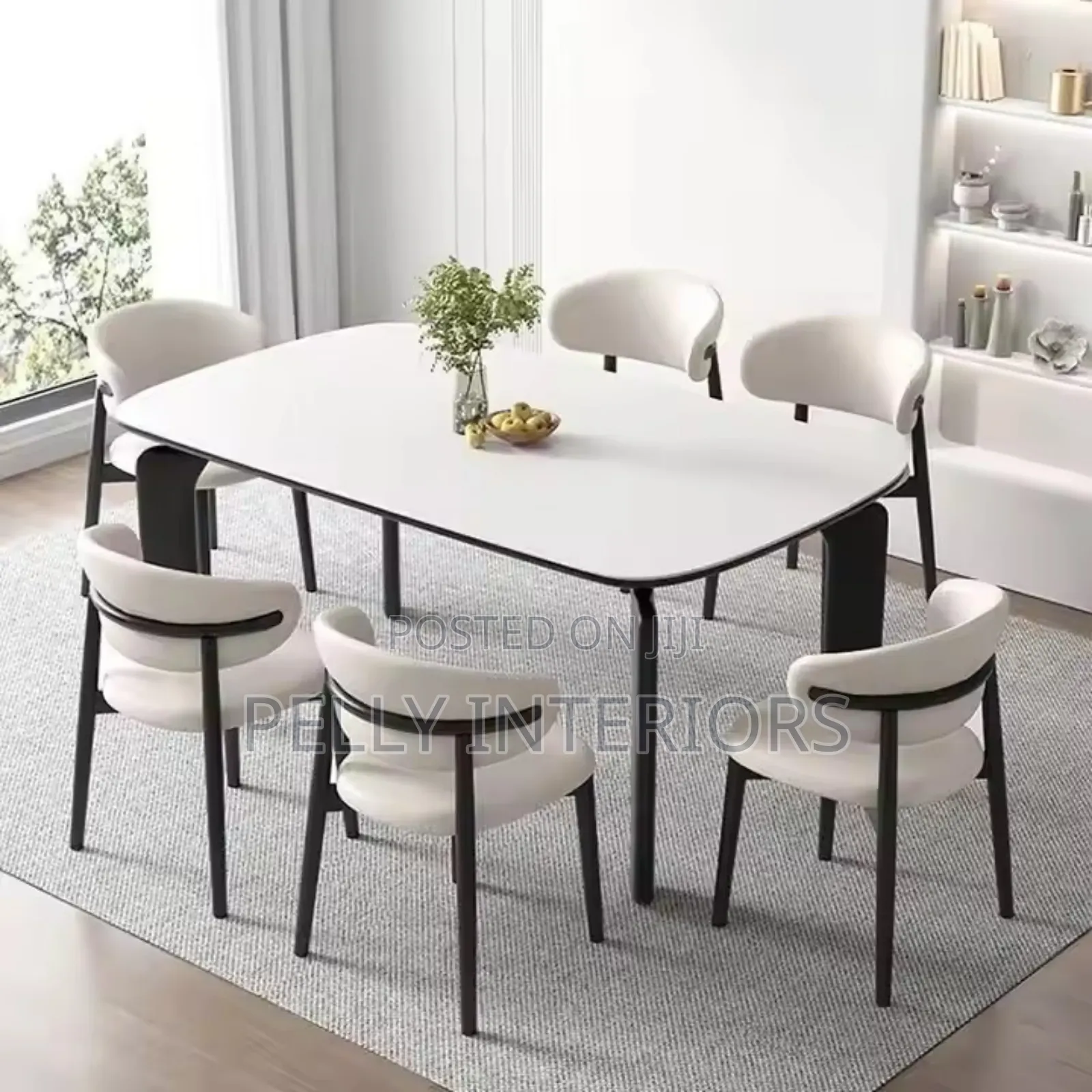 Minimalist Luxury 6-seater Dining Set