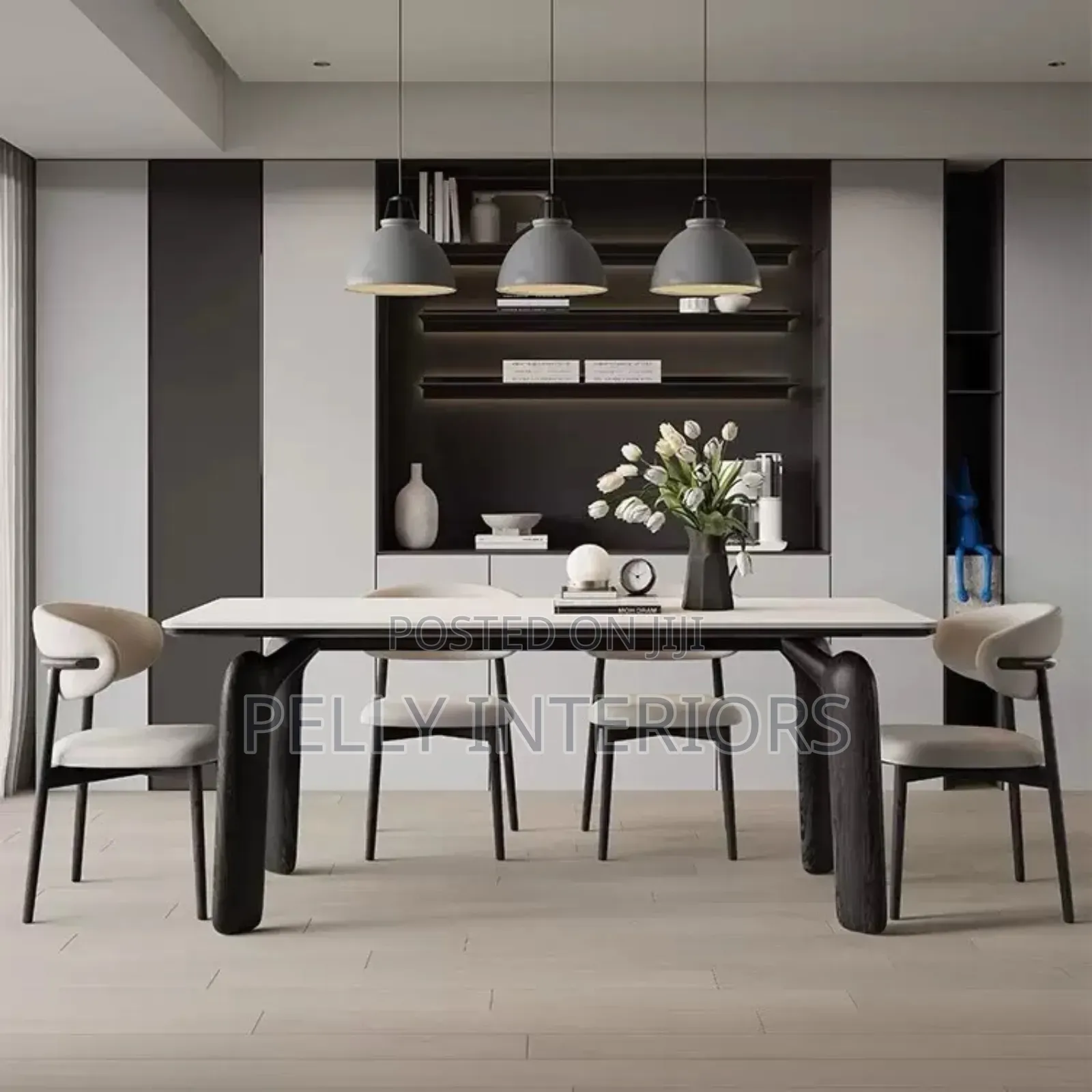 Minimalist Luxury 6-seater Dining Set