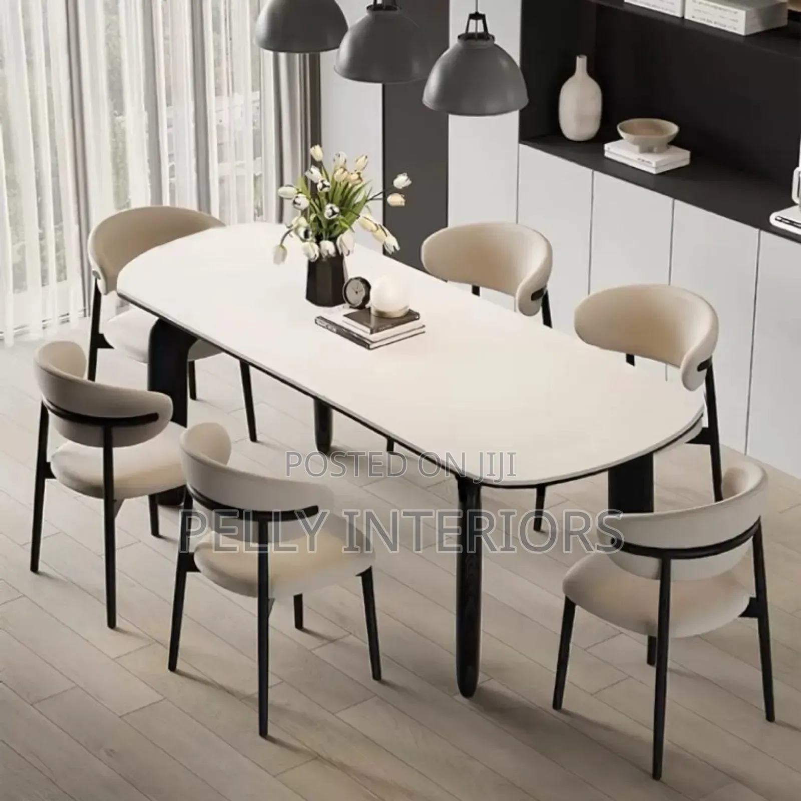 Minimalist Luxury 6-seater Dining Set