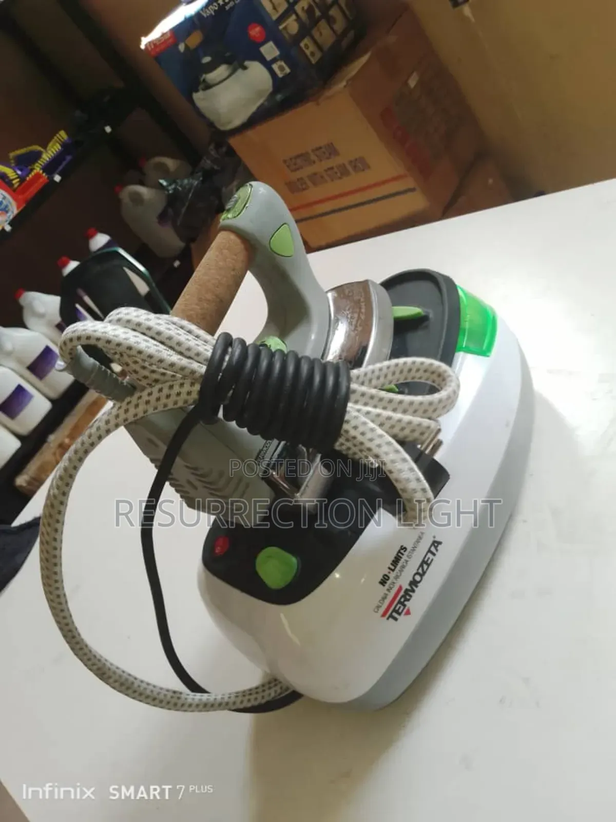Very Neat, Beautiful Termozeta Industrial Steam Iron Works Perfectly