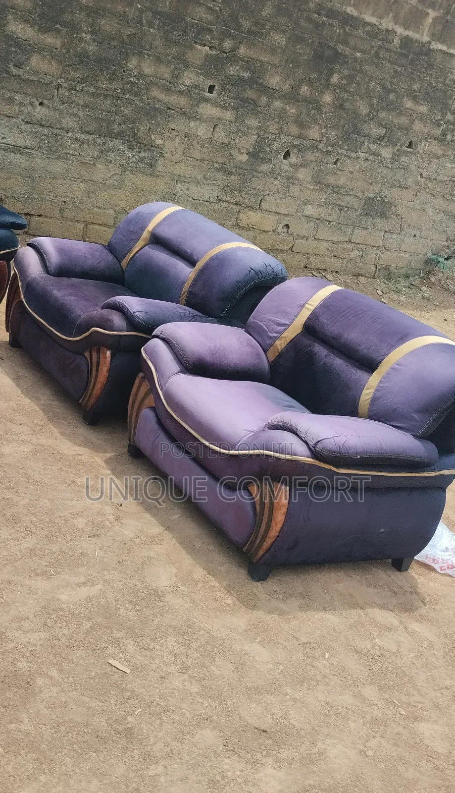 Brand New Top Quality 2 Tons 7 Seaters Full Padded Sofa Set