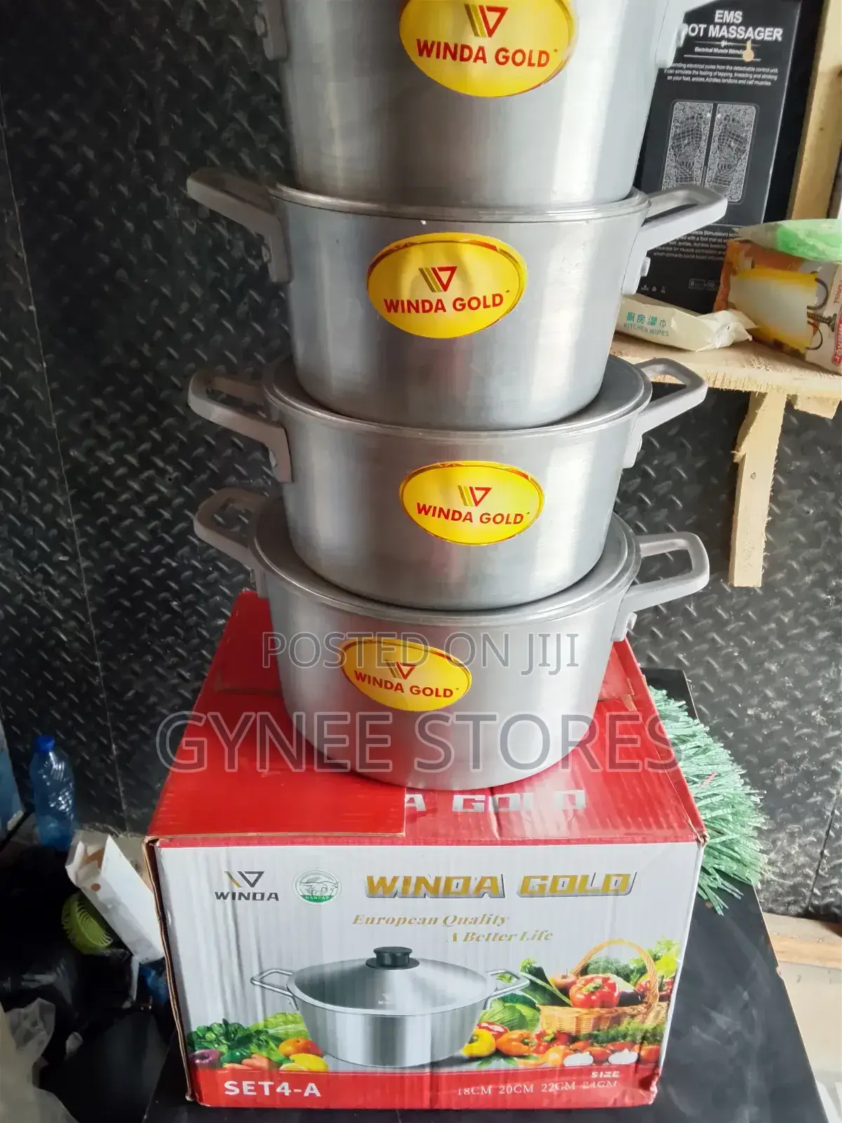 Winda Gold Cookware Set 4-A