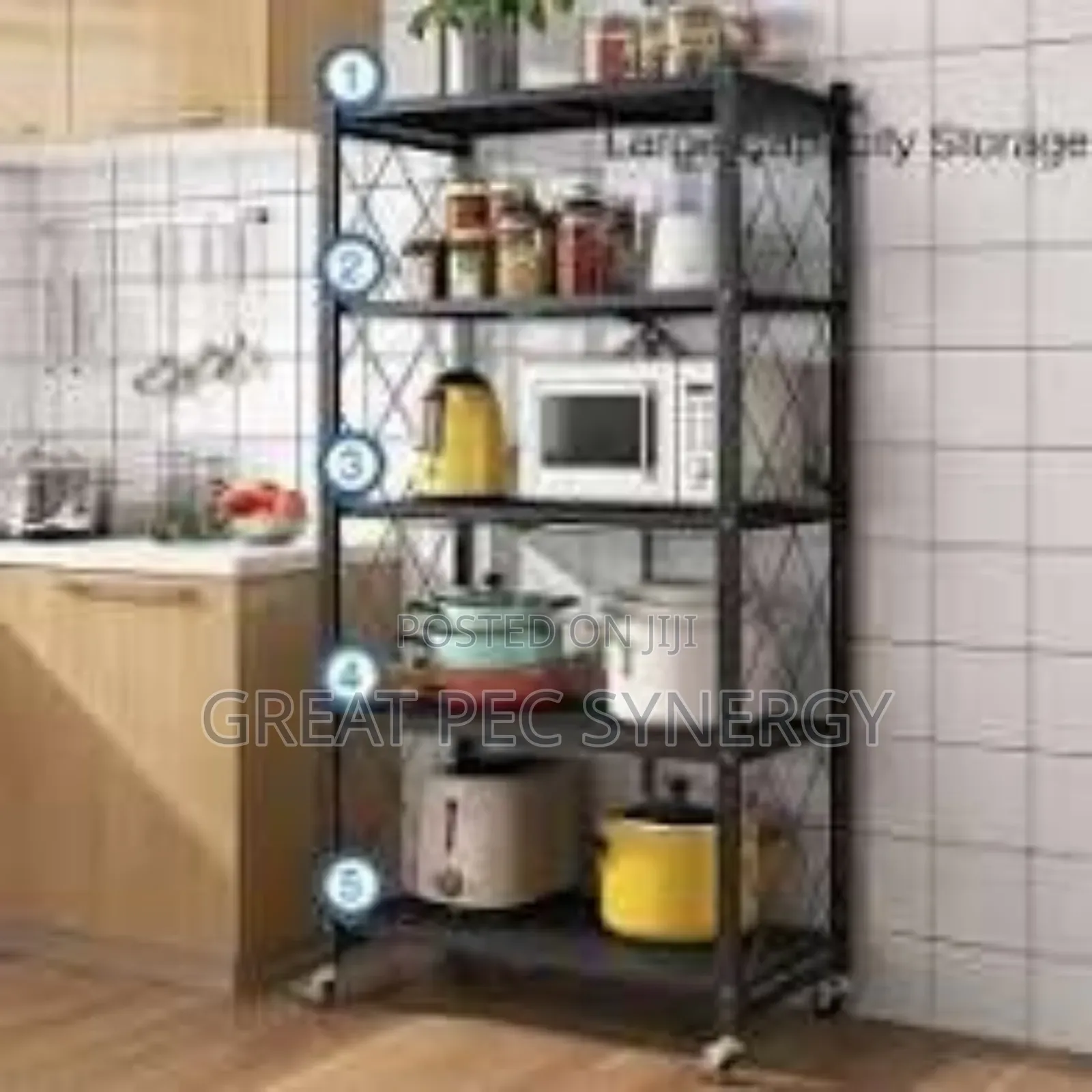 Kitchen Rack 5 Steps