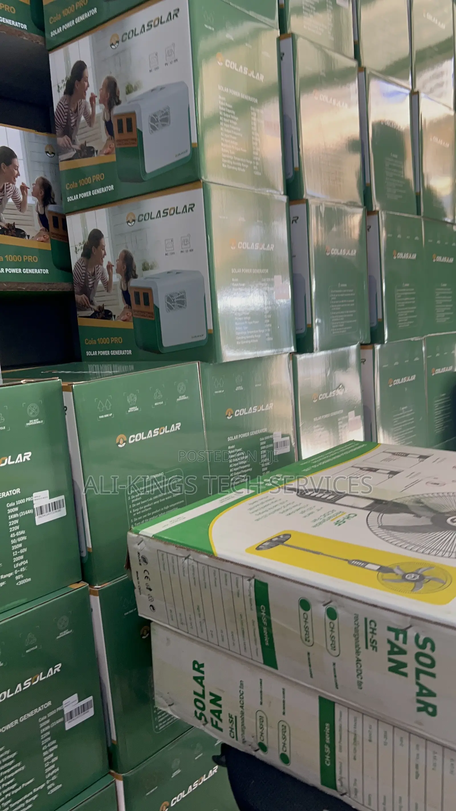 Cola Solar Generator With 1.2kva Built-in Inverter(Cola 3600)