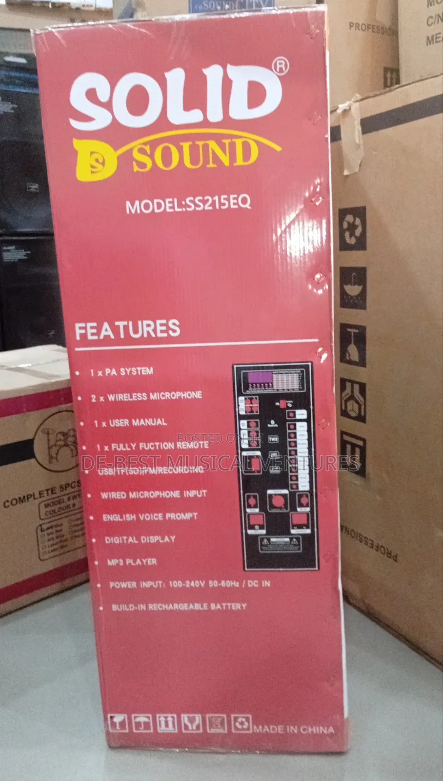 Solid Sound Dual 15inch Pa System Speaker