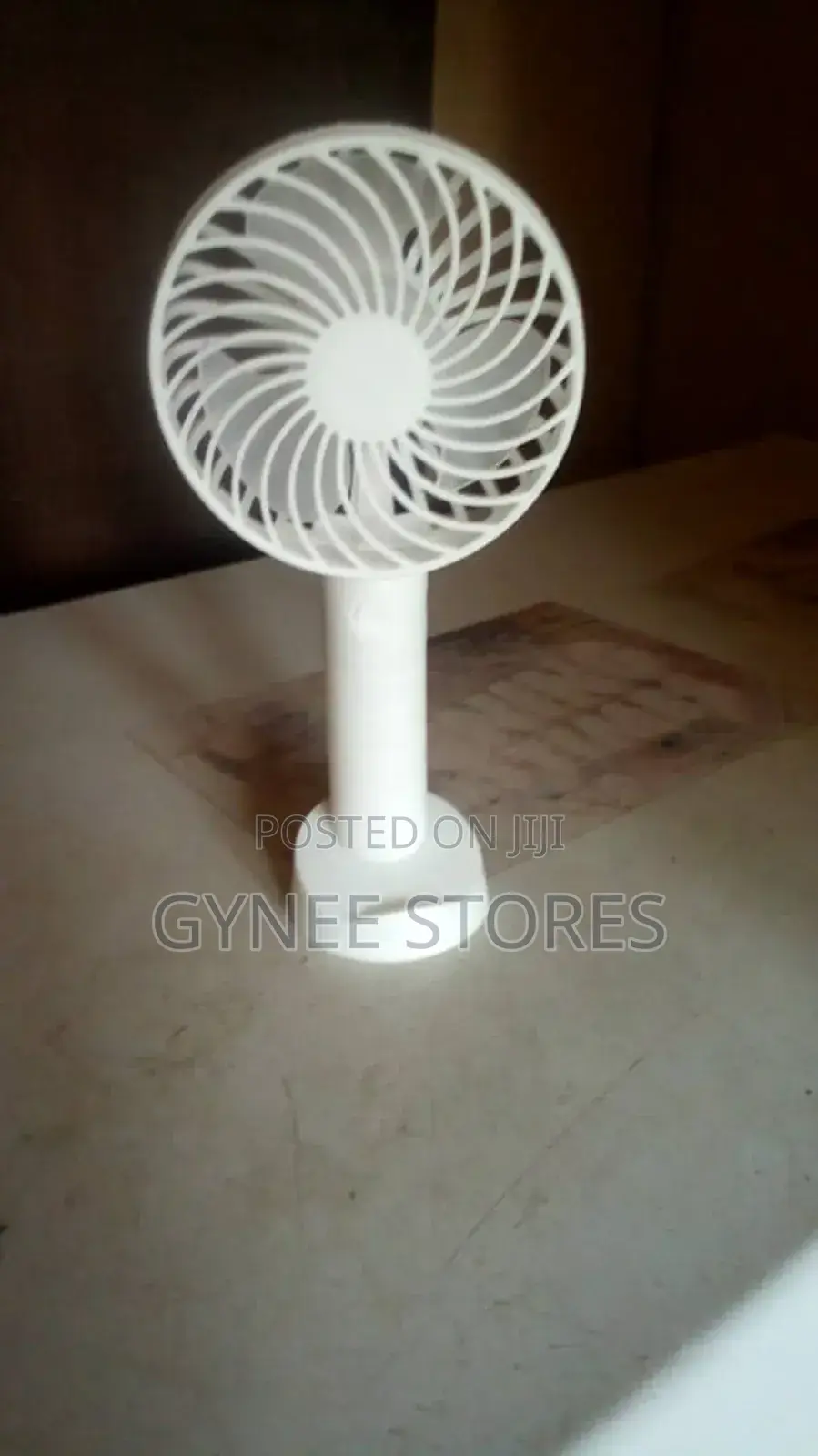 Handheld Rechargeable Fan With Phone Stand