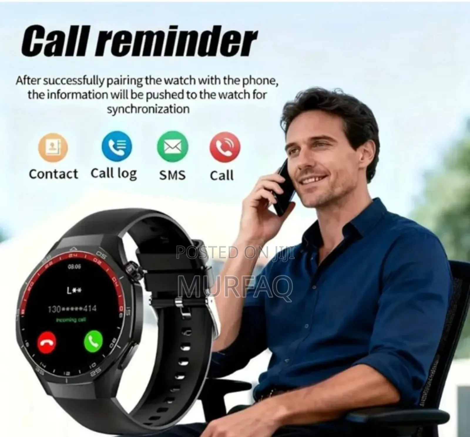 Watch 5 Pro - Fitness Tracker With Nfc, Voice Wireless Calling