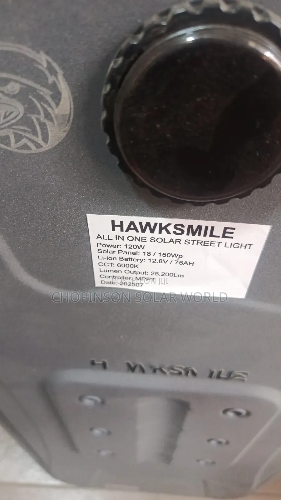Solar Energy Hawk Smile Street Light