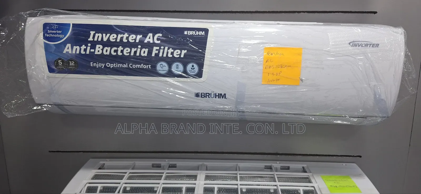 Bruhm 1.5hp Inverter AC