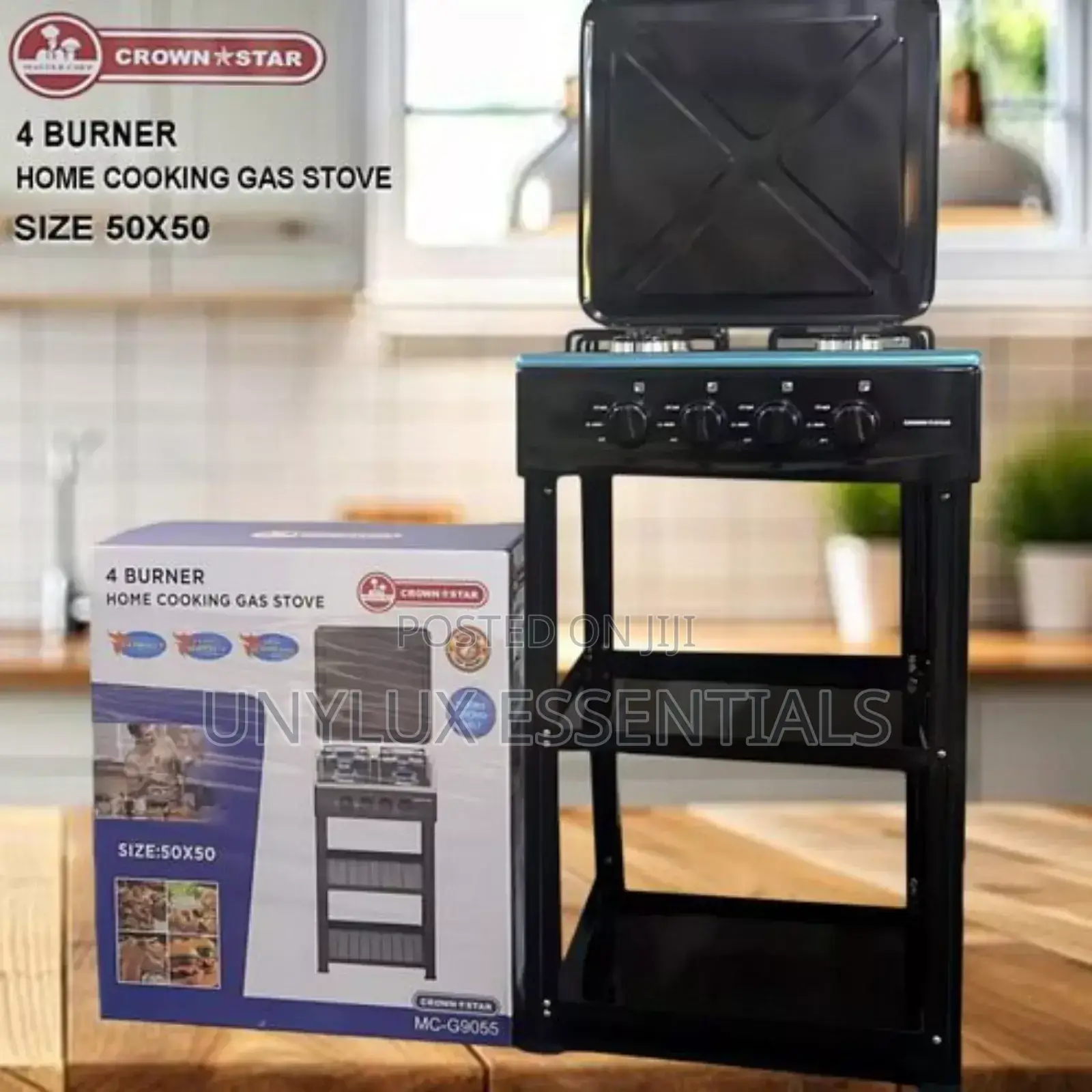 Master Chef 4 Burner Home Cooking Standing Gas Stove