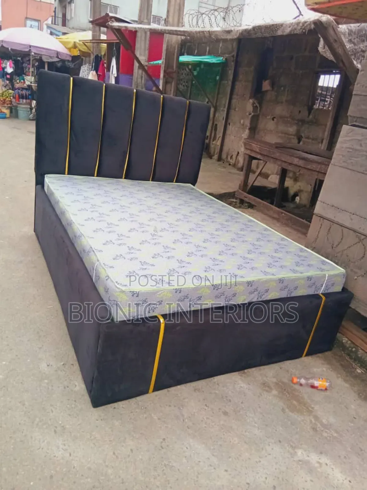 Mattress and Bedframe,6 by 6