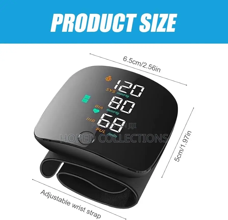 Rechargeable Wrist Blood Pressure Monitor