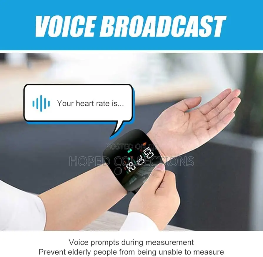 Rechargeable Wrist Blood Pressure Monitor