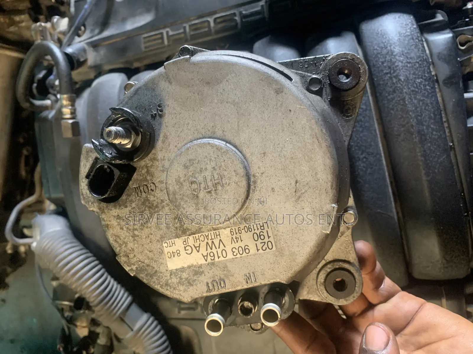 Alternator 190ah Audi Q7 V6 and Tuareg V6