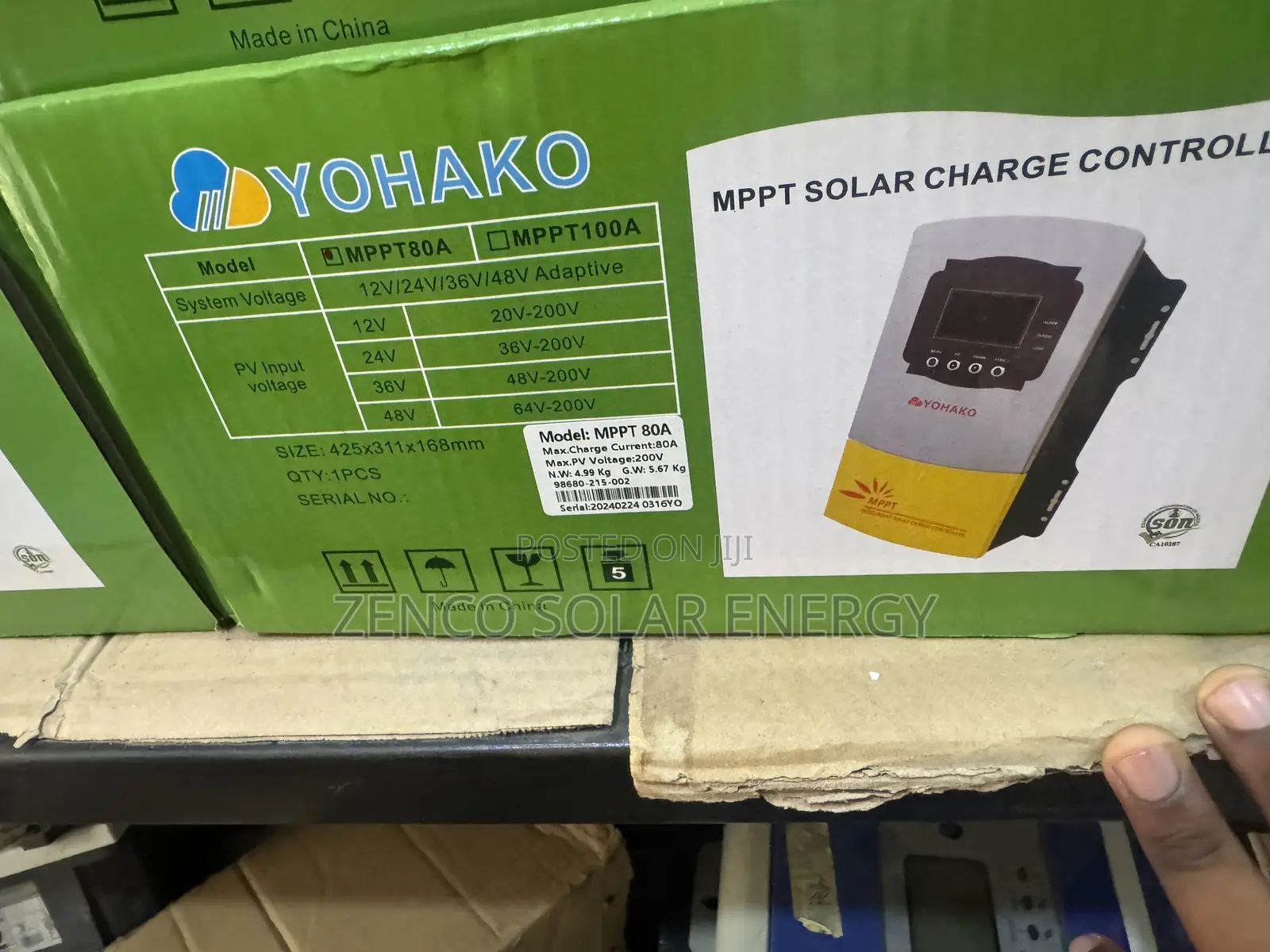 Yohako 80a MPPT Solar Charge Controller