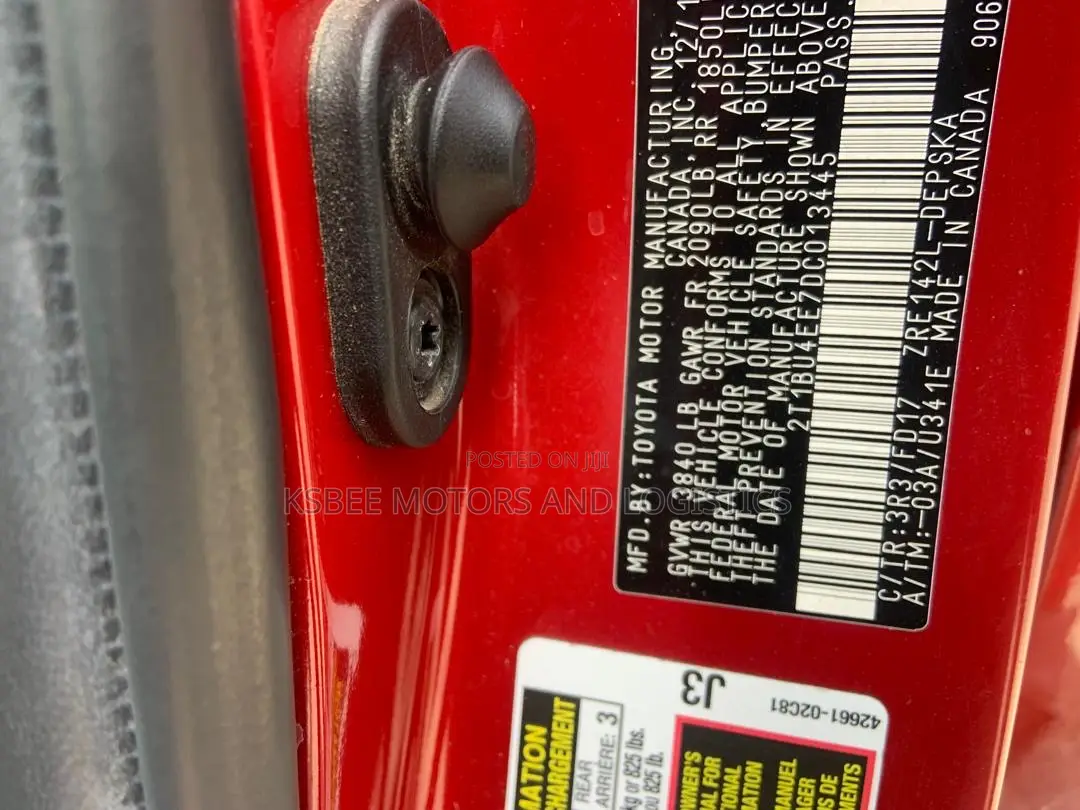 Toyota Corolla S 5-Speed 2013 Red