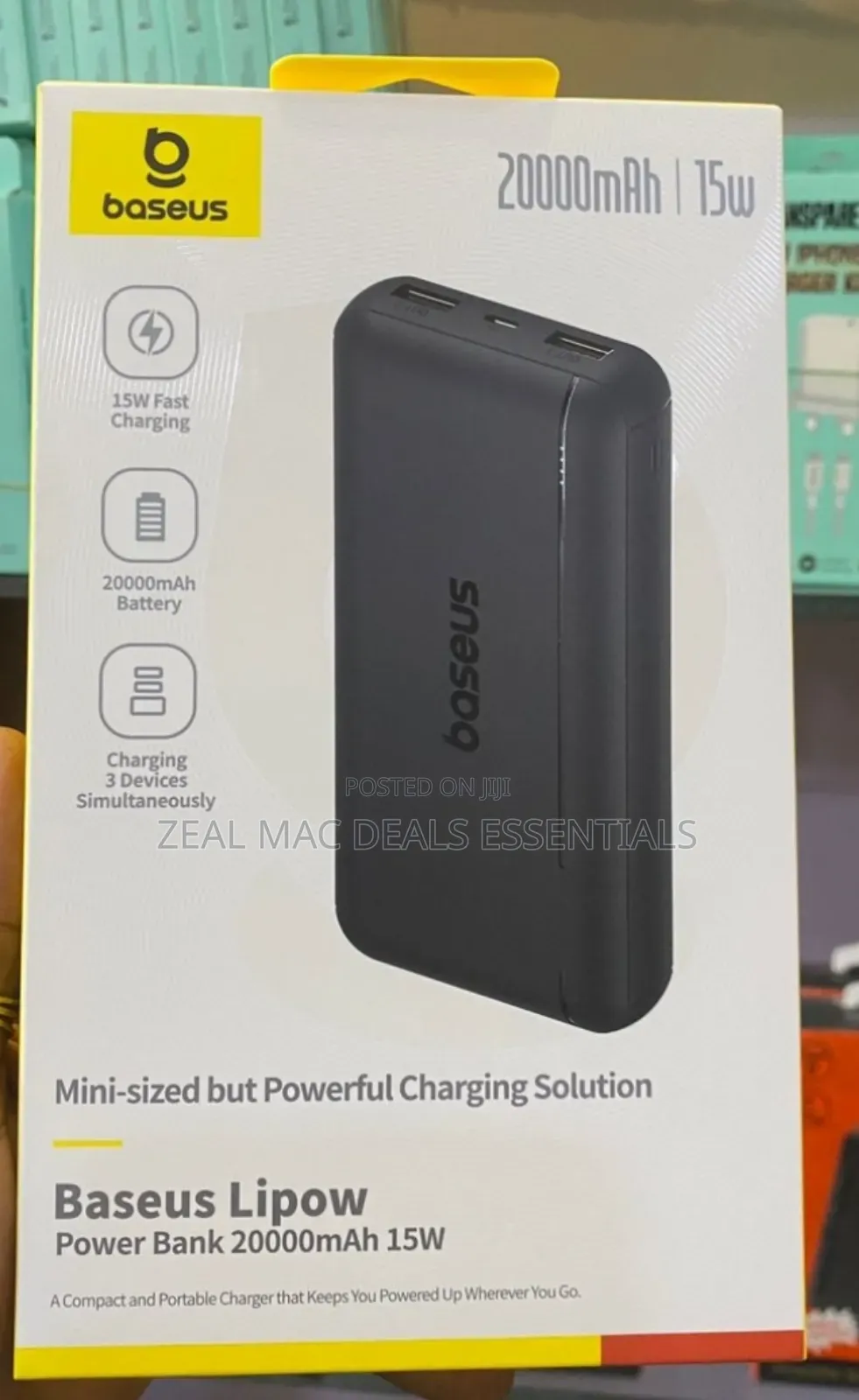 Baseus Power Bank 20000mah/15w