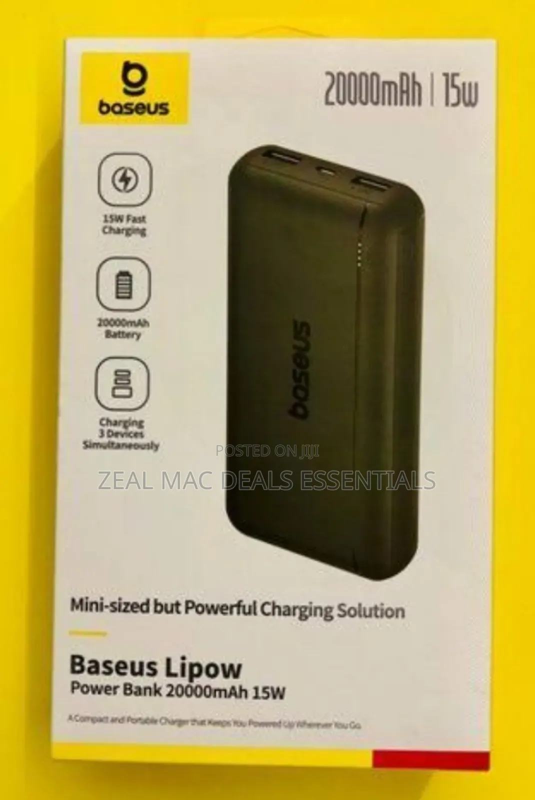 Baseus Power Bank 20000mah/15w