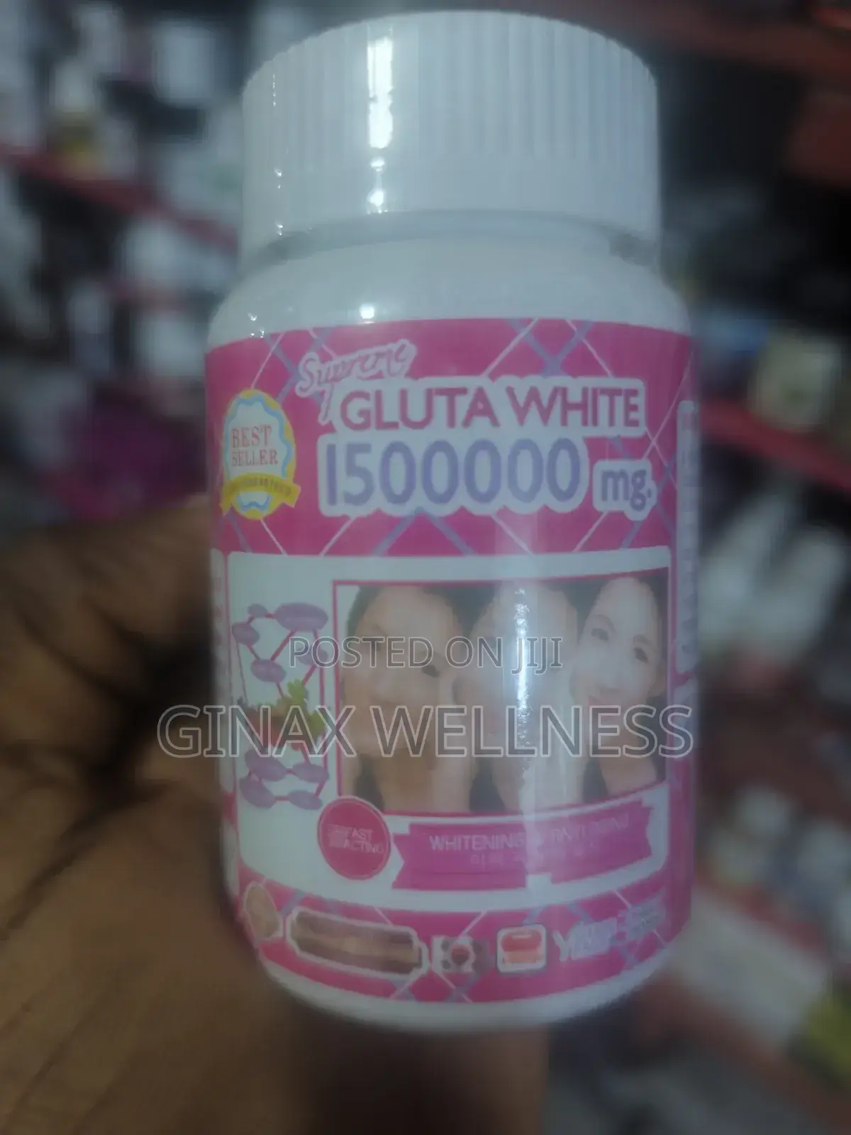 Gluta White Capsules for Anti-Aging, Skin Brightening and Skin Health