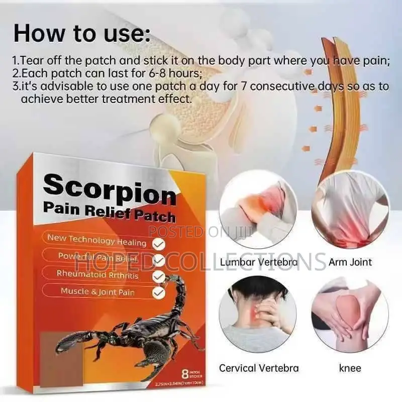 Scorpion Pain Relief Patch