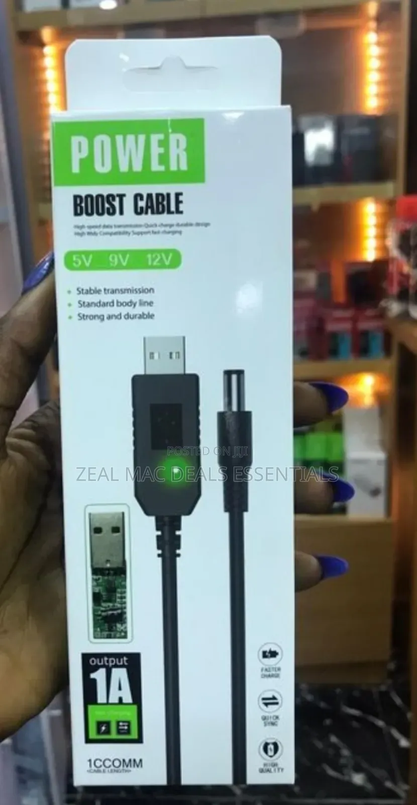 Power Boost Usb 9v/12v Converter Cable