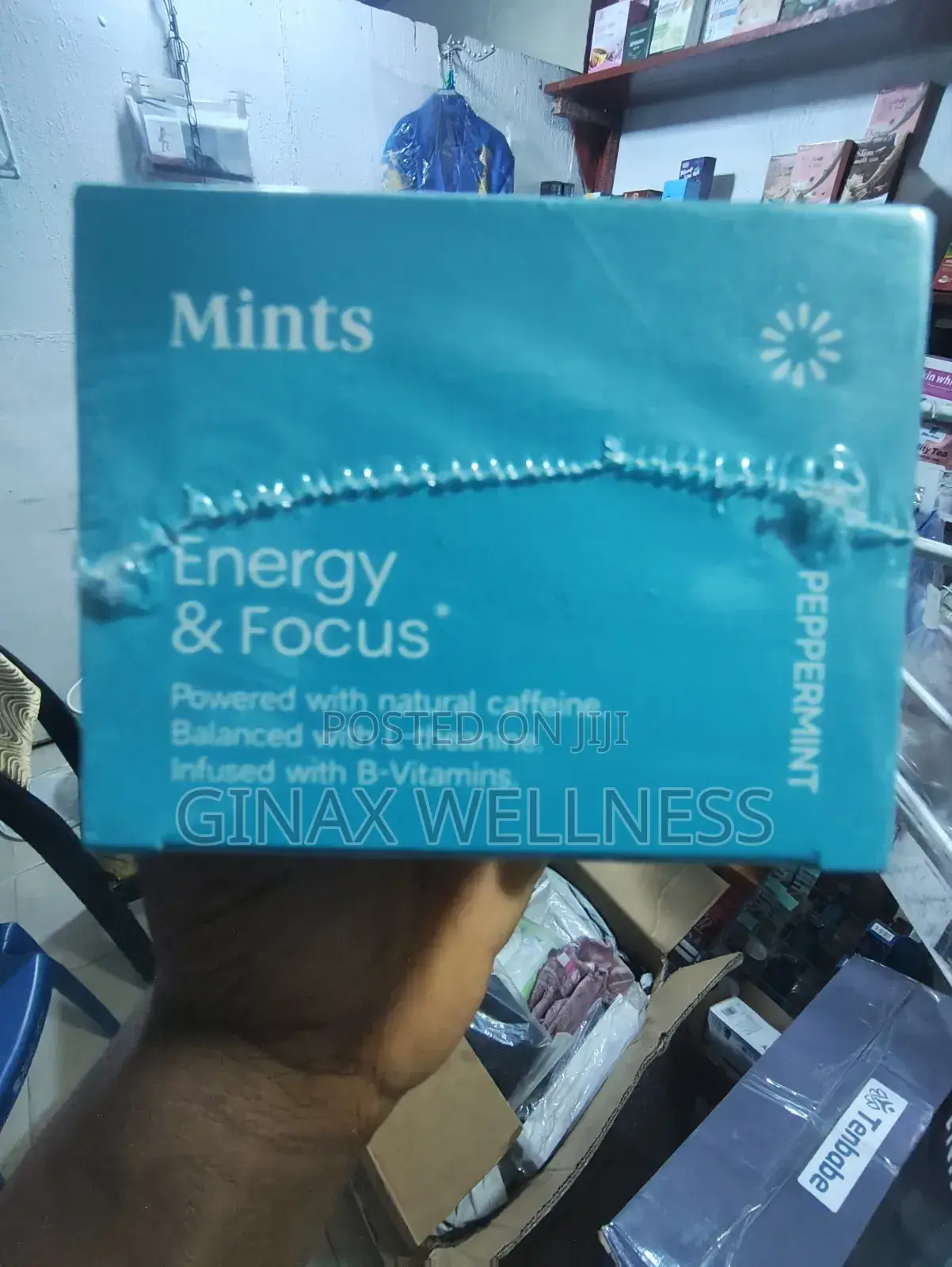 Energy and Focus Peppermint Mints With Natural Caffeine and L-Theanine