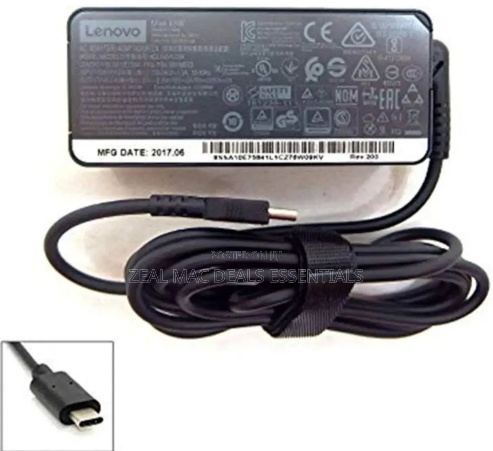 Lenovo 65w Typec Laptop Pc Charger Adapter