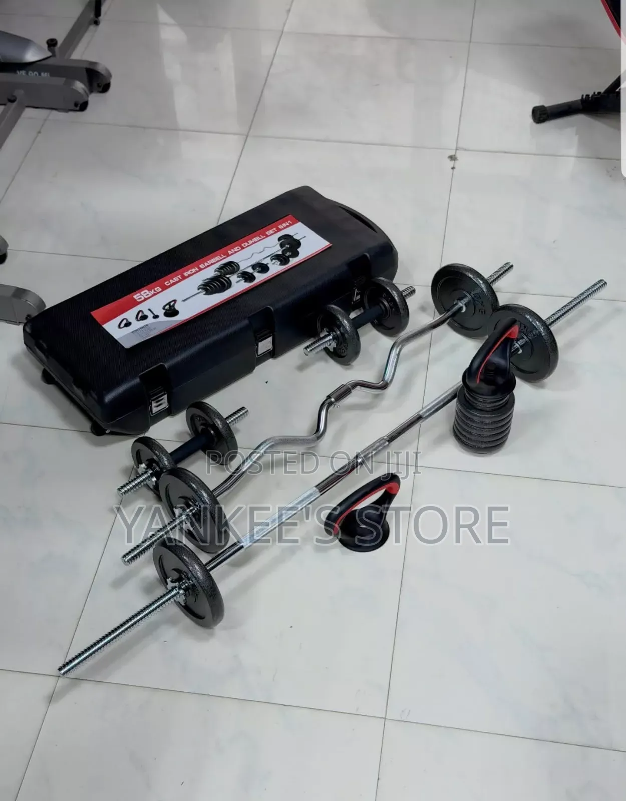 Brand New 58kg Dumbbell With Box