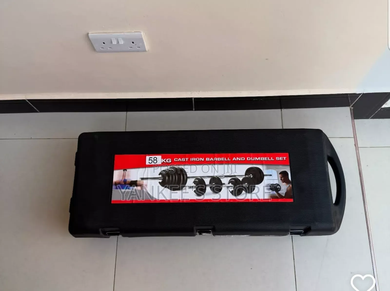 Brand New 58kg Dumbbell With Box