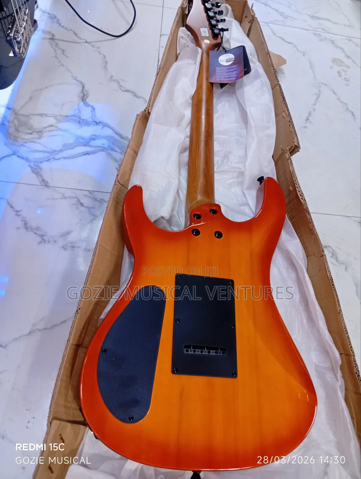 Luxars Sg37-Fm Electric Lead Guitar 6 Strings Red Colour With Quality.