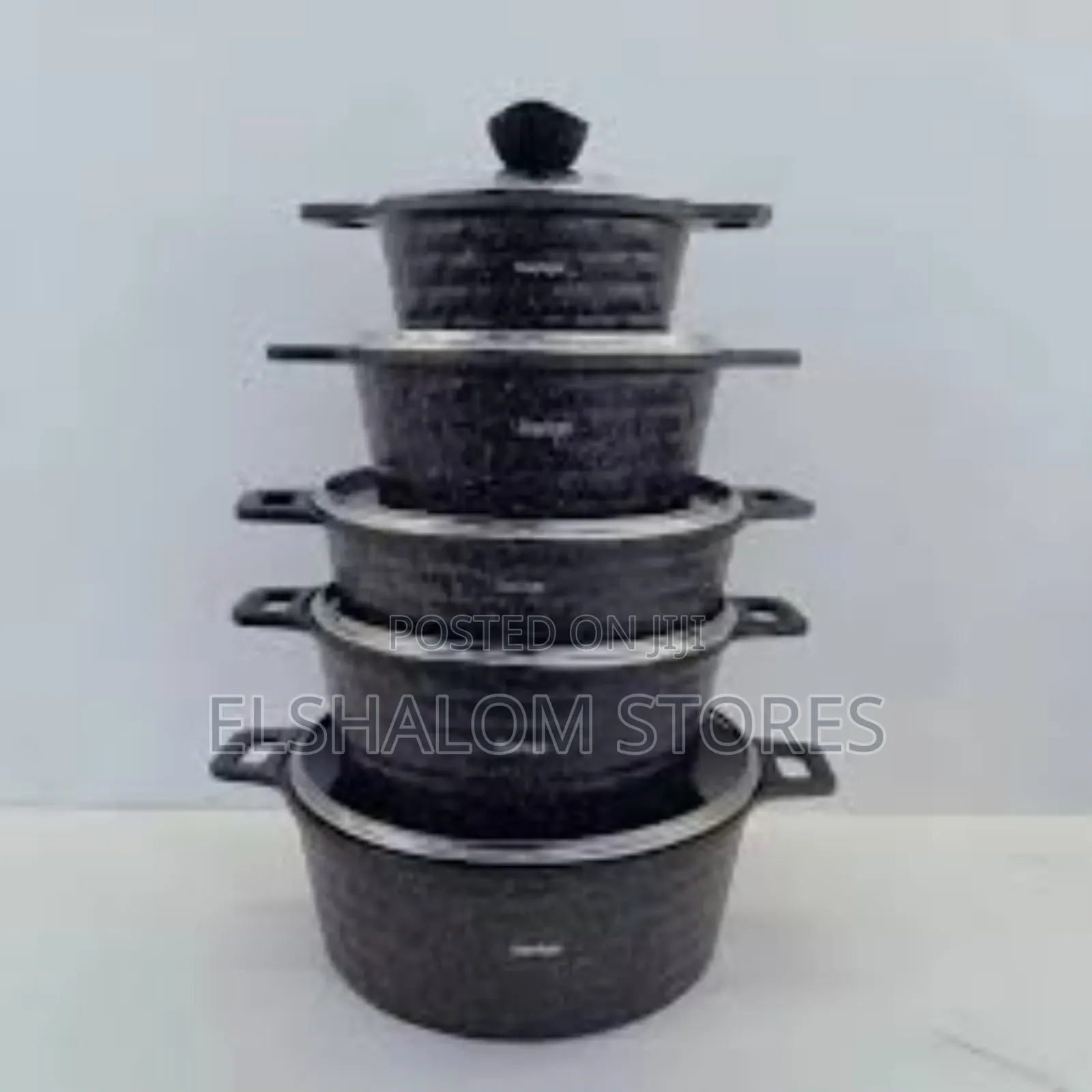 10 Pc's Granite Coating Nonstick Cookware Set