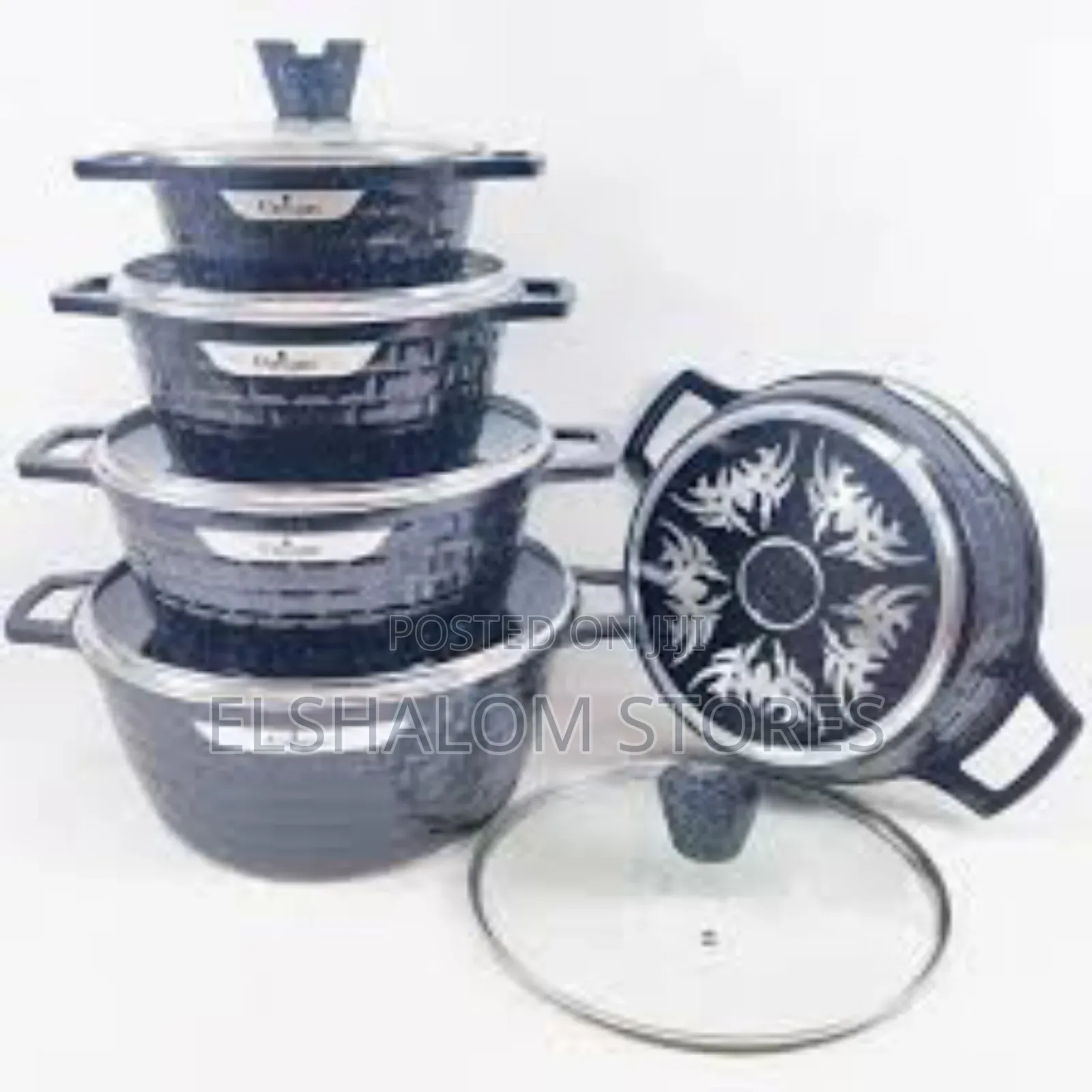 10 Pc's Granite Coating Nonstick Cookware Set