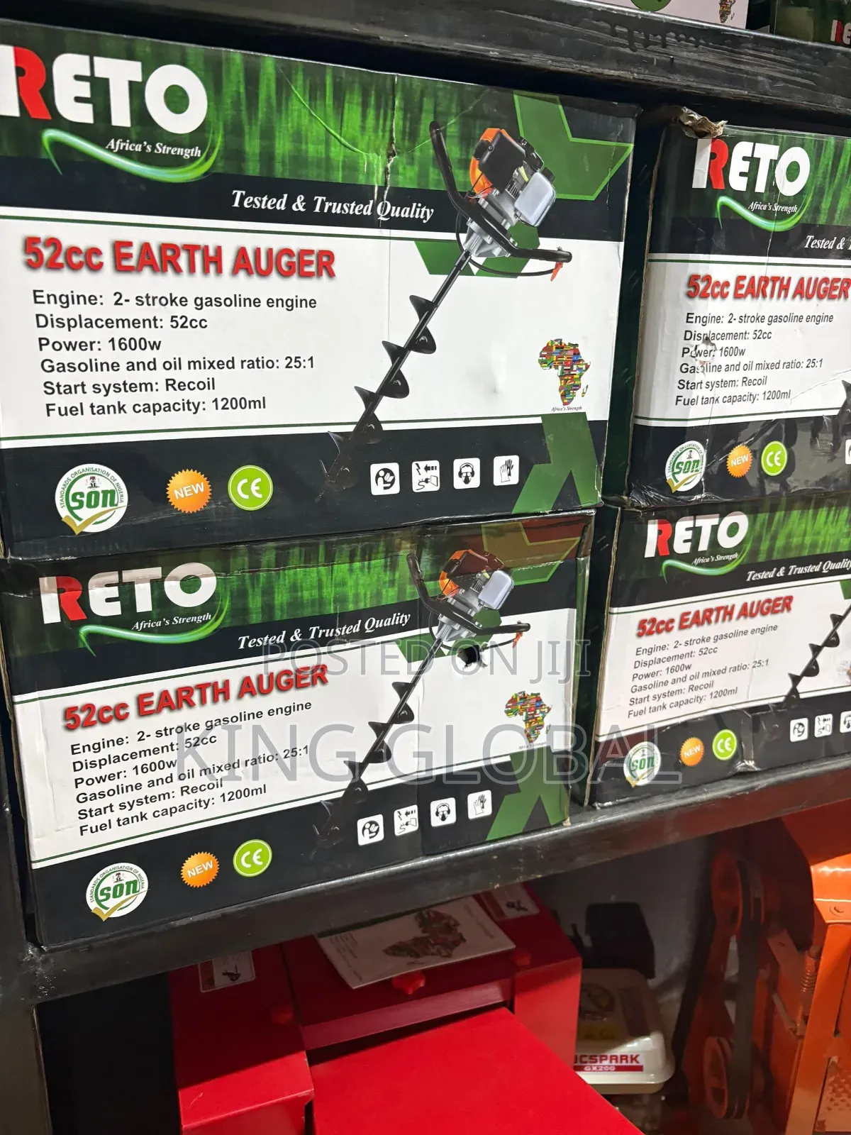 52cc Earth Auger 2 Stroke
