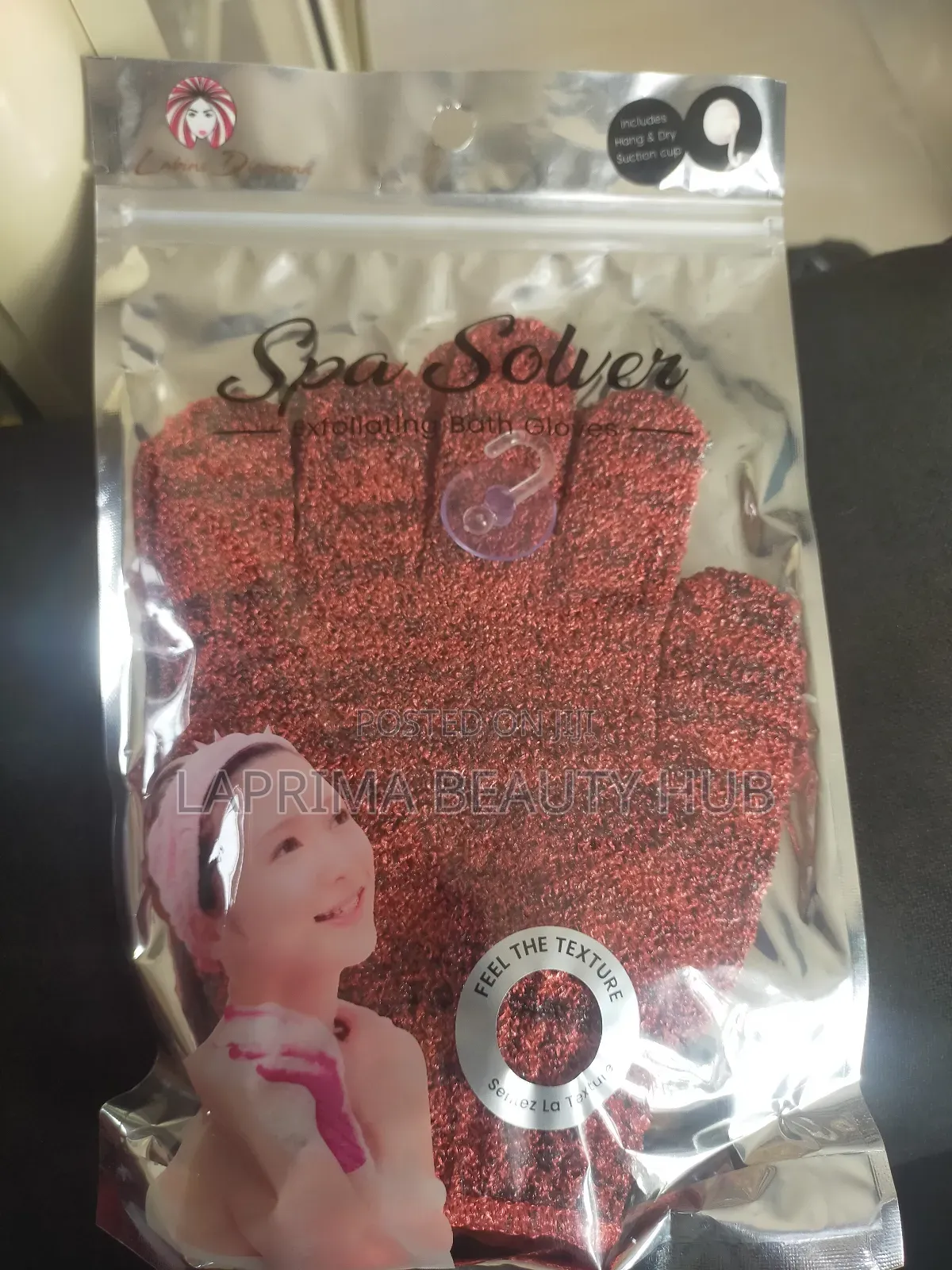 Spa Time Exfoliating Bath Gloves