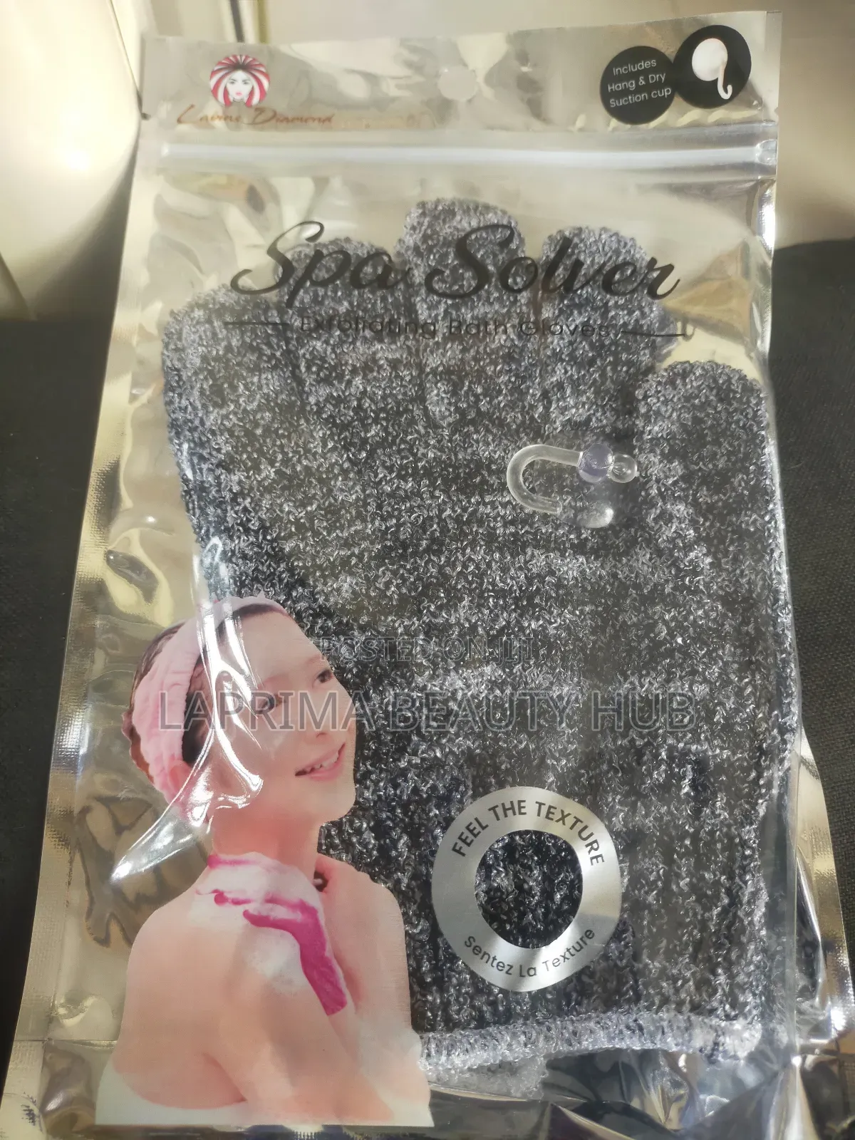 Spa Time Exfoliating Bath Gloves