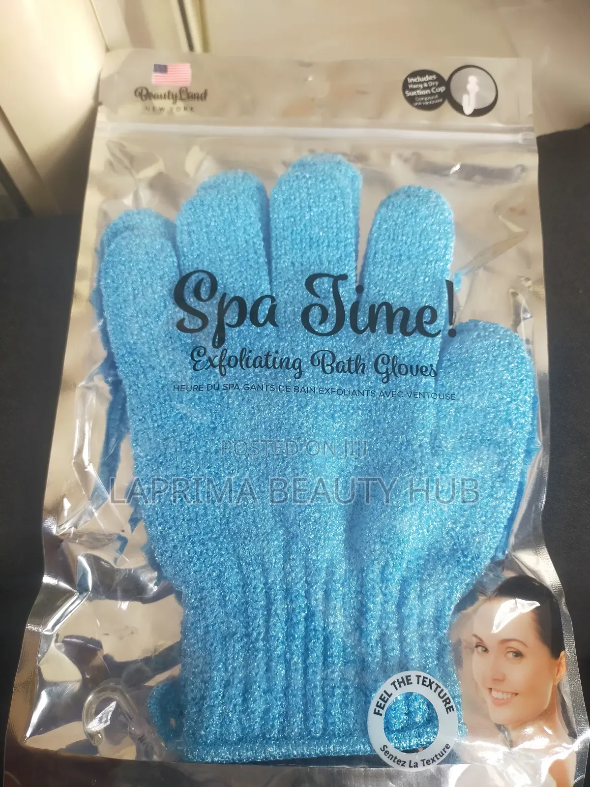 Spa Time Exfoliating Bath Gloves