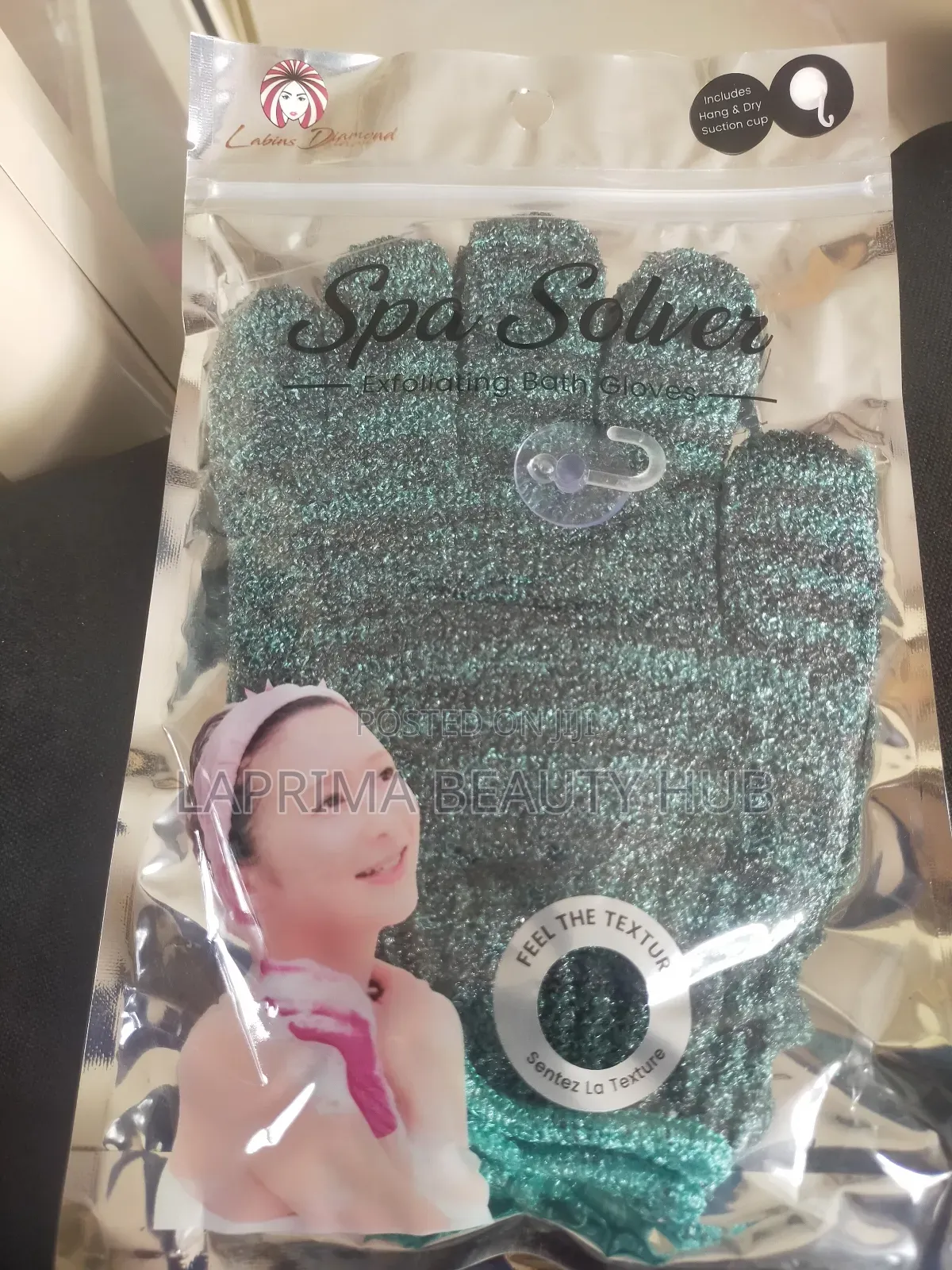 Spa Time Exfoliating Bath Gloves