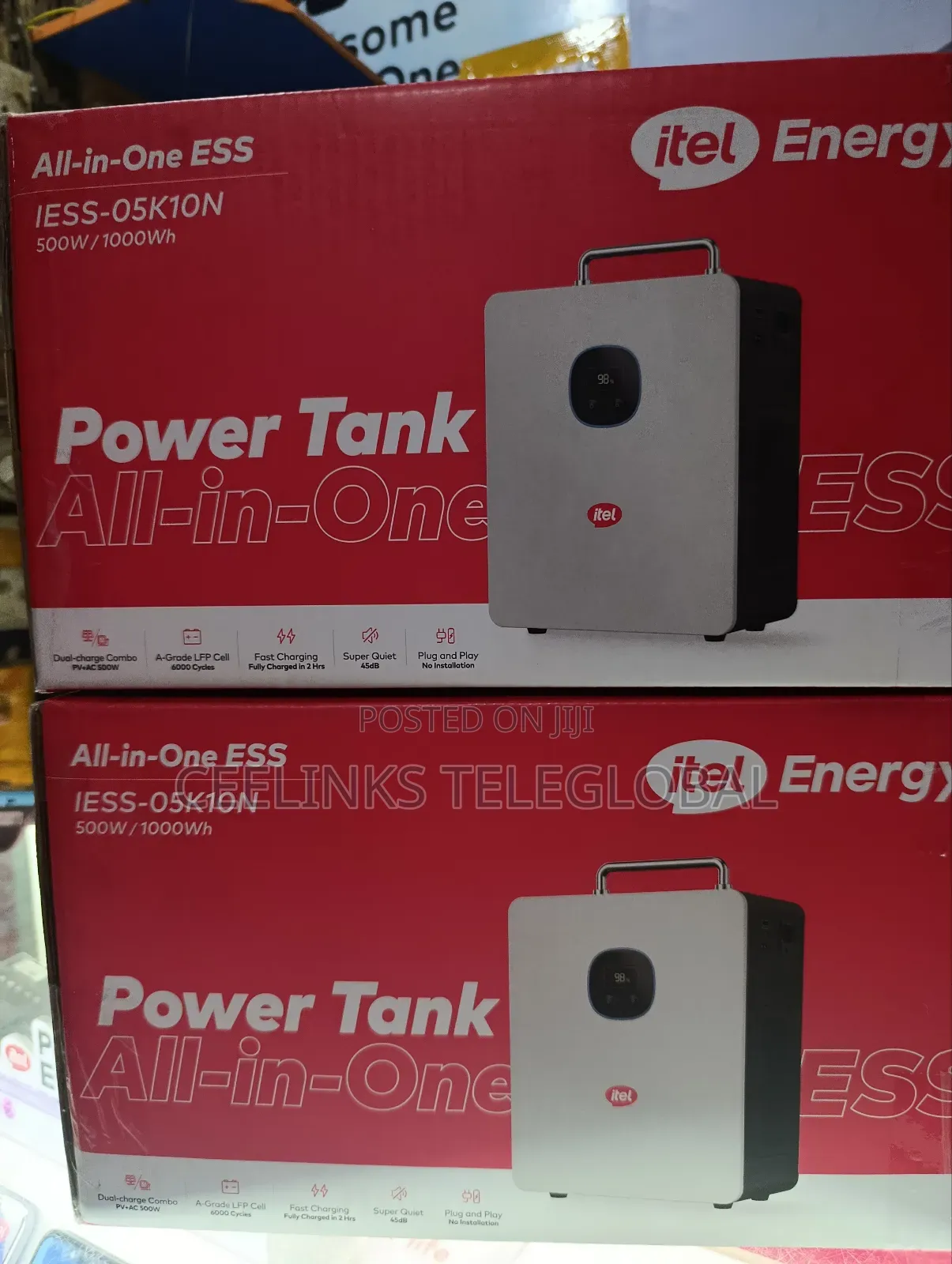 500w/1000kwh All in One Itel Power Tank
