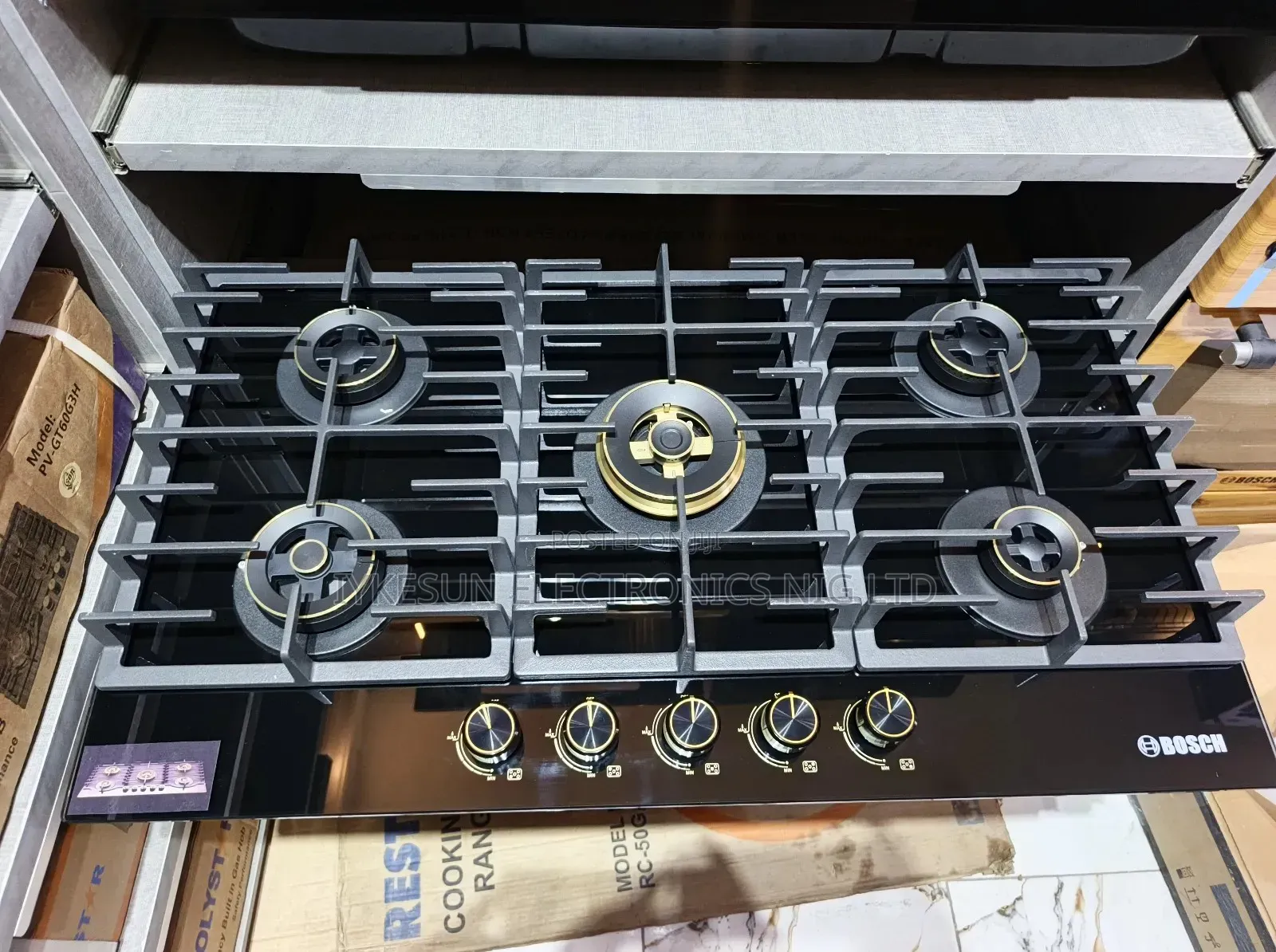Original Bosch Built-in Premium Quality 5 Burners Gas Cooker Hob 90cm