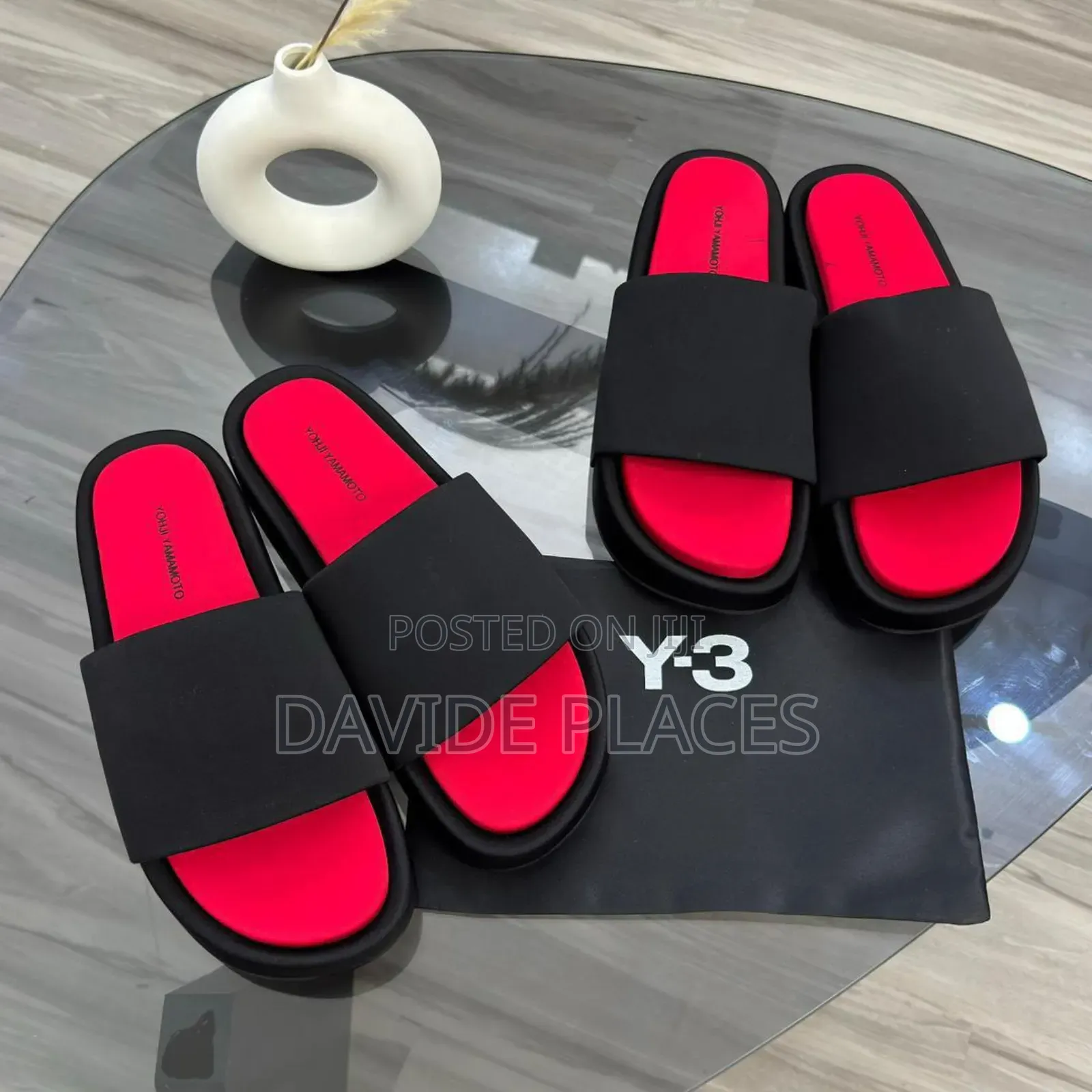 Original Quality Yohji Yamamoto Unisex Slide