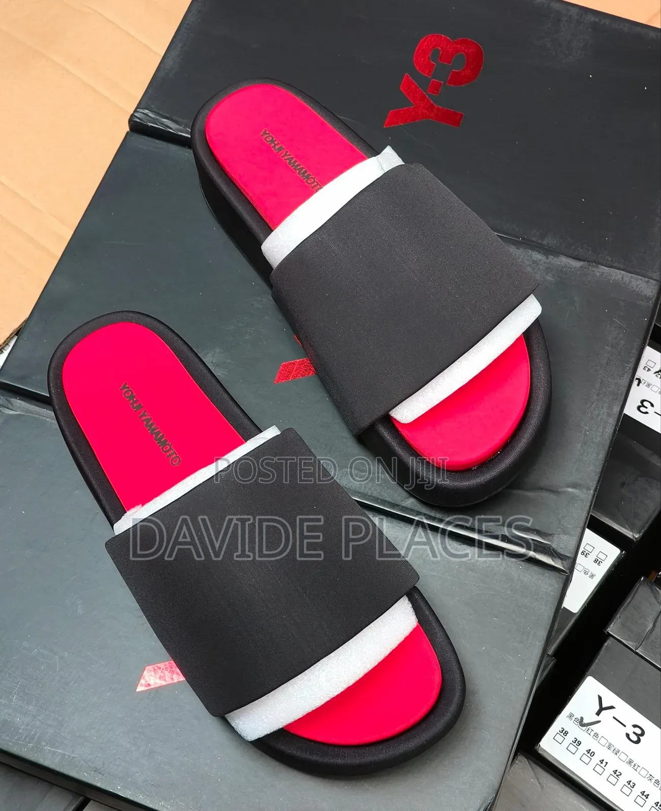 Original Quality Yohji Yamamoto Unisex Slide