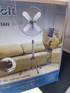 18 Inches Solar Standing Fan With Panel