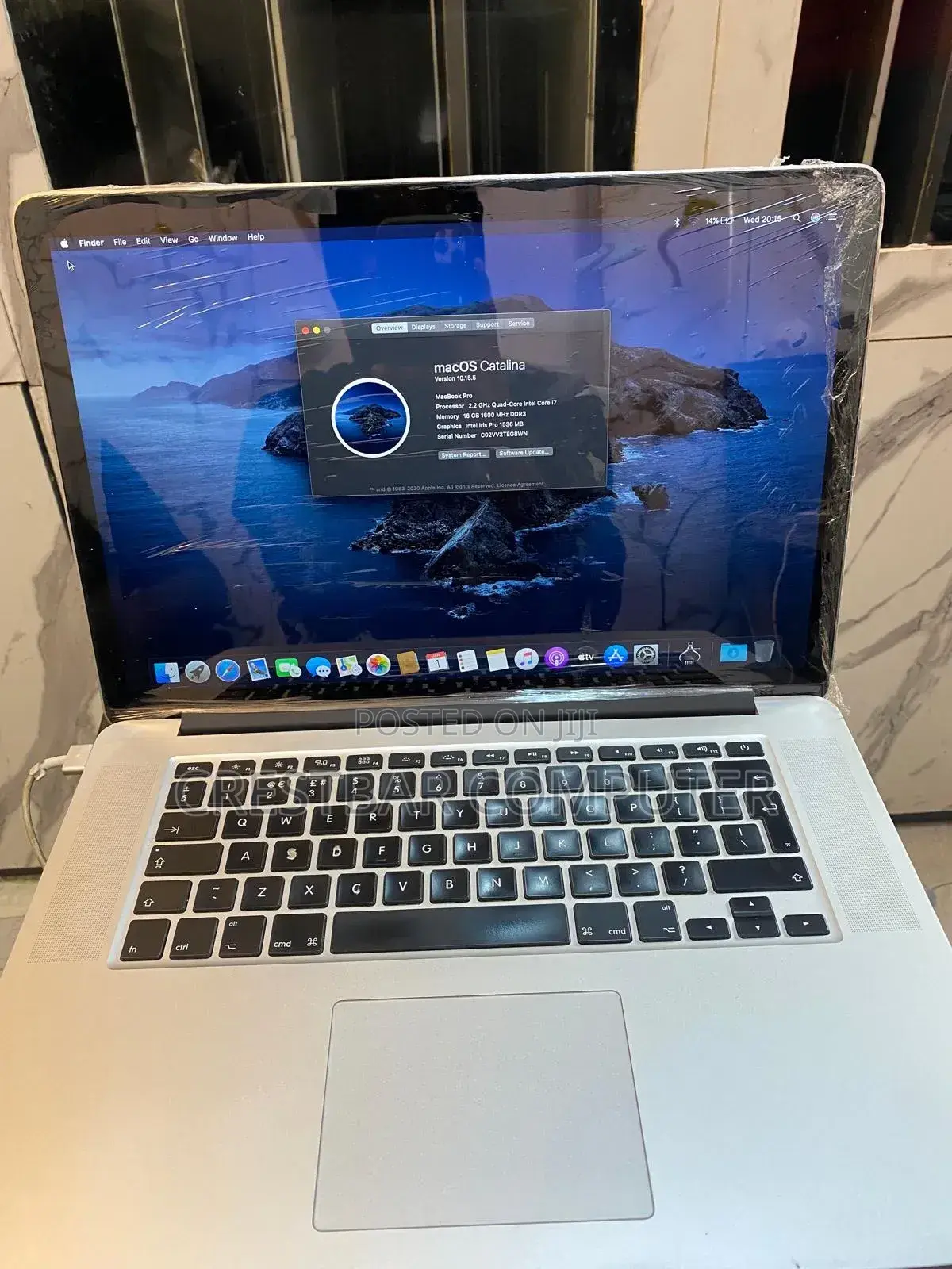 Laptop Apple MacBook Pro 2013 16GB Intel Core i7 SSD 512GB