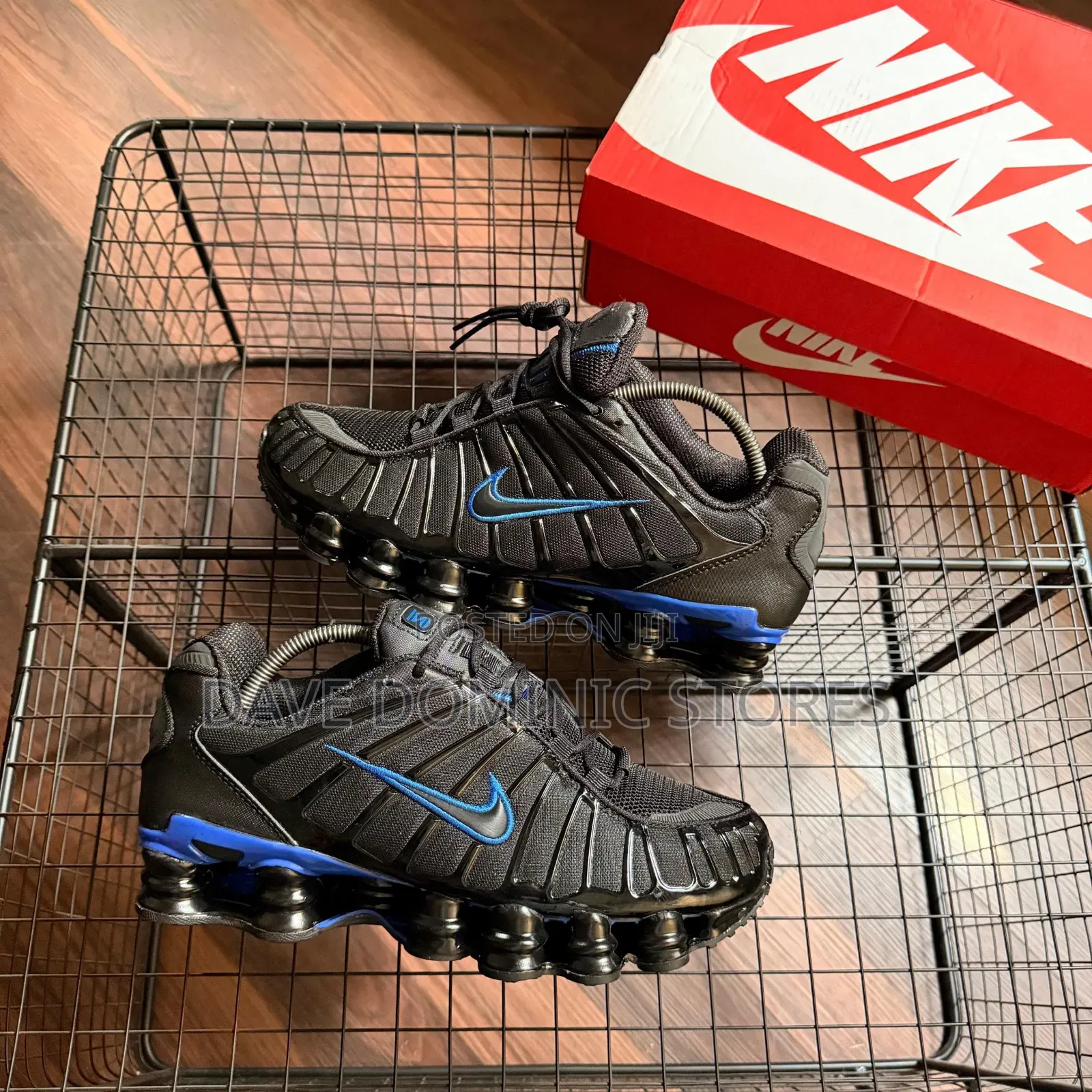 Cop the Nike Shox Tl Black Origin Blue