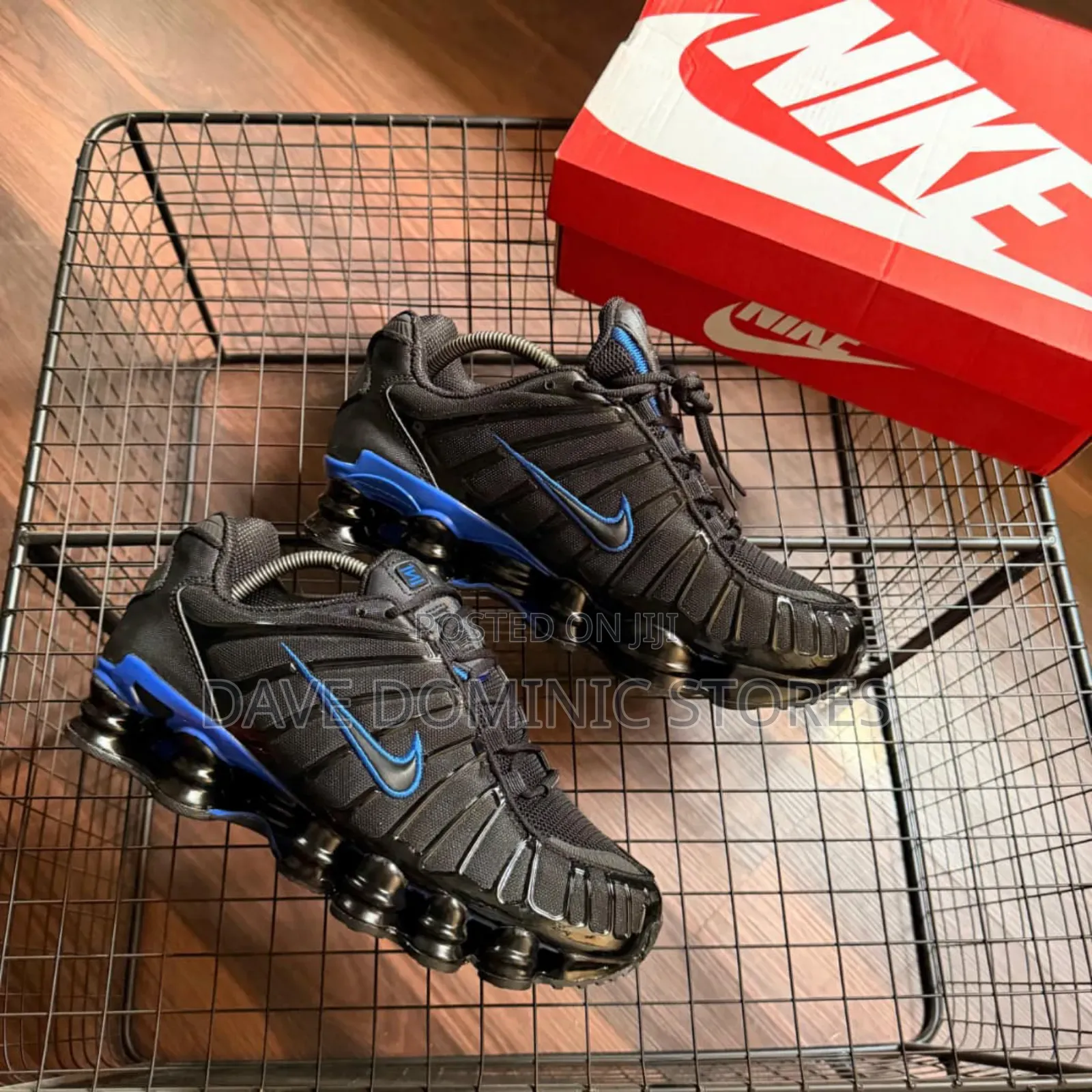 Cop the Nike Shox Tl Black Origin Blue