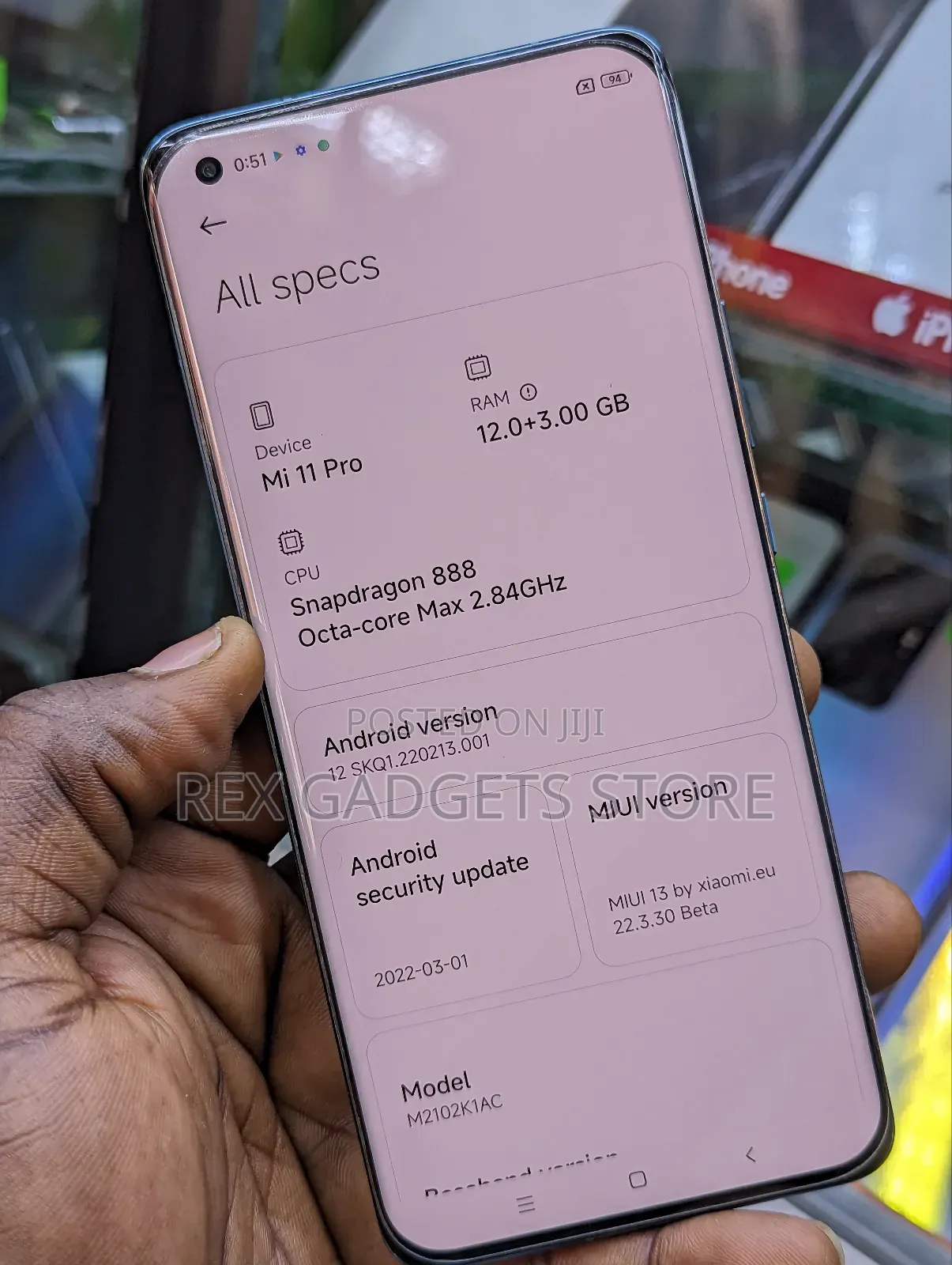 Xiaomi Mi 11 Pro 256 GB Blue