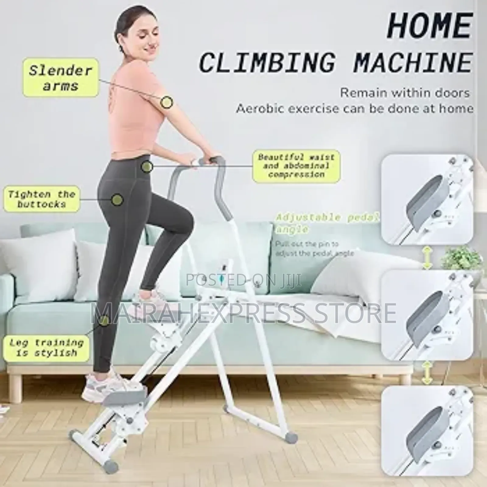 Multifunctional Indoor Foldable Stair Stepper T361